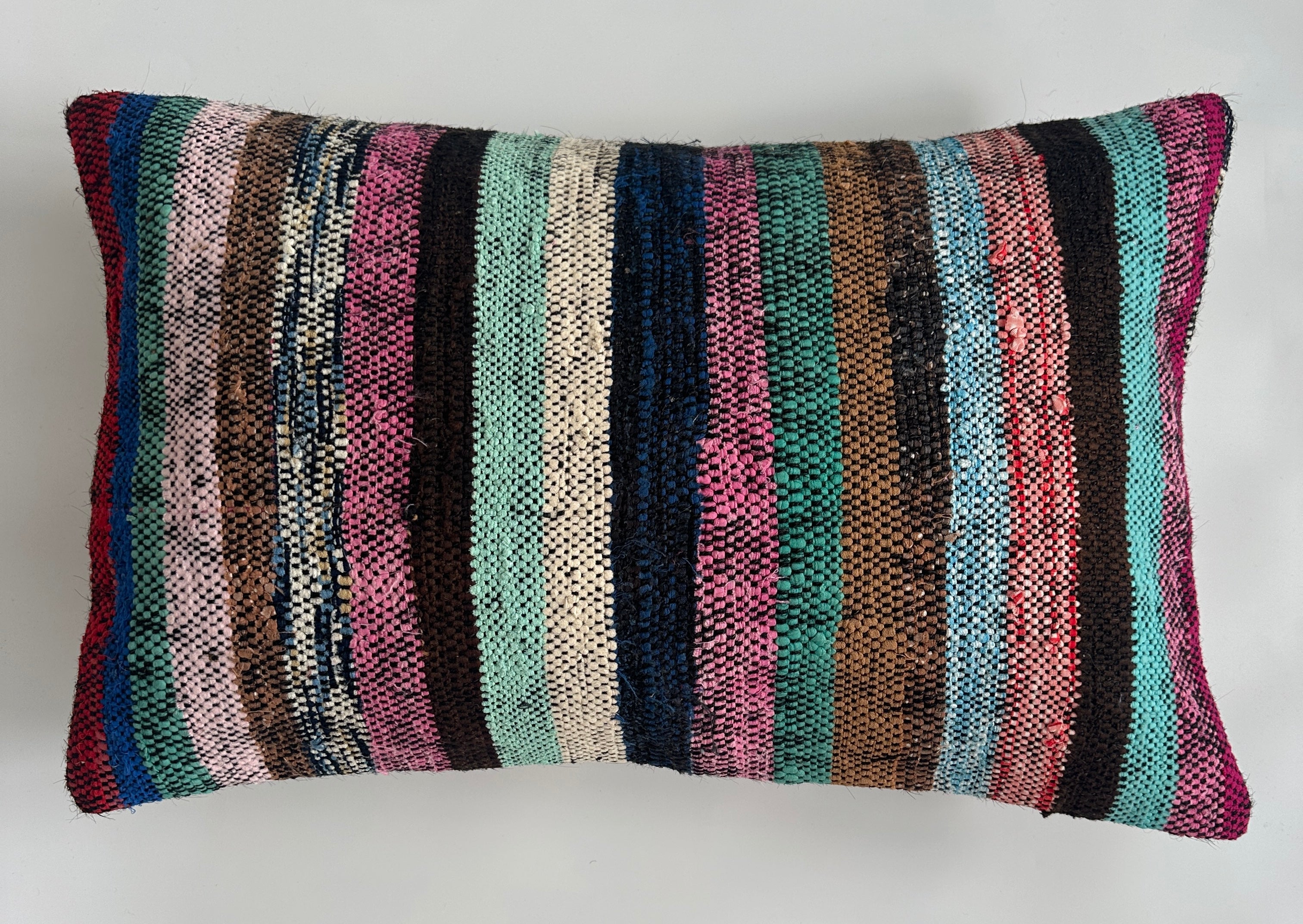 Multicolour Turkish Rug Cushion Cover 24''x16'' / 60x40 CM
