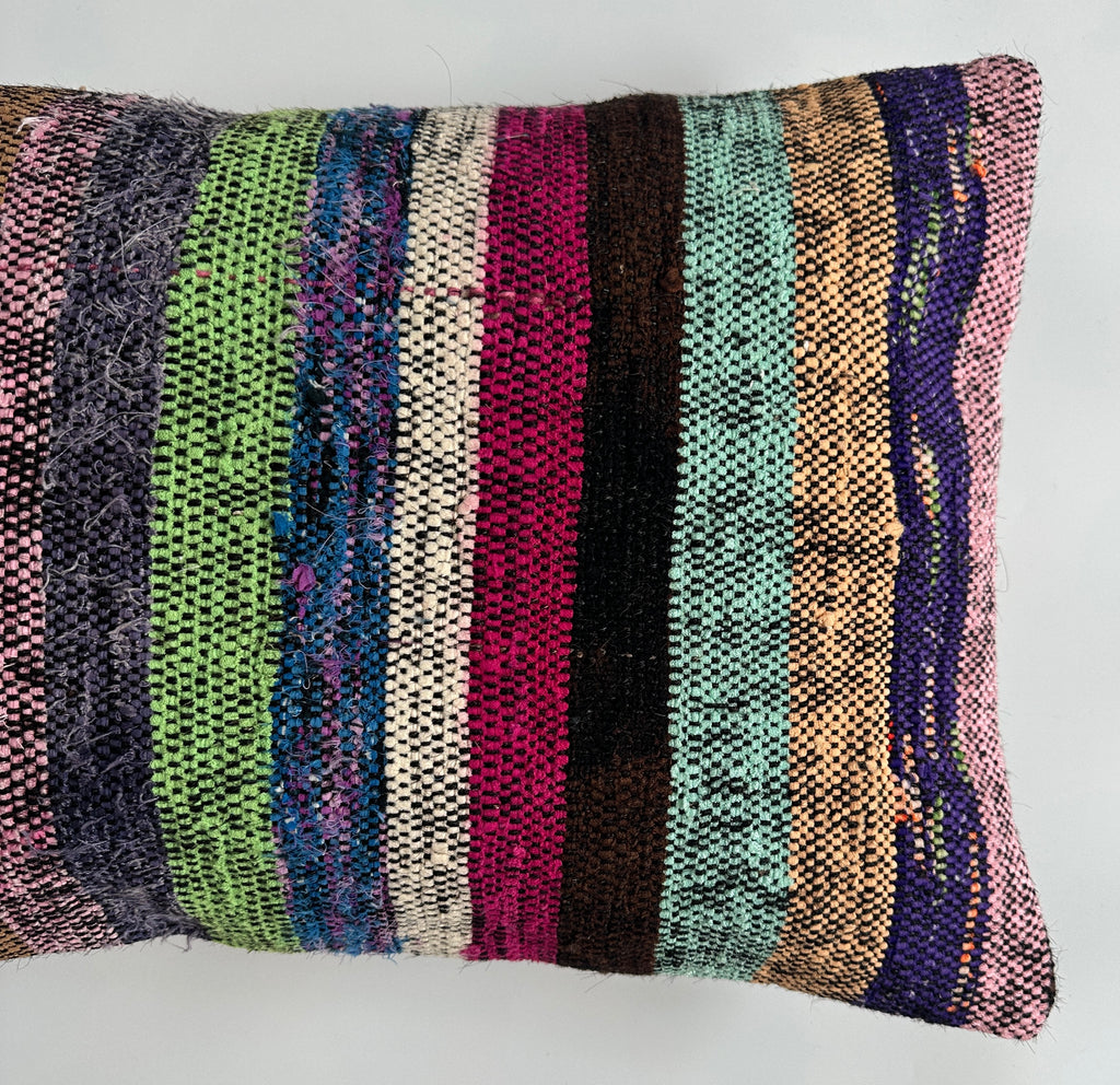 Multicolour Turkish Rug Cushion Cover 24''x16'' / 60x40 CM