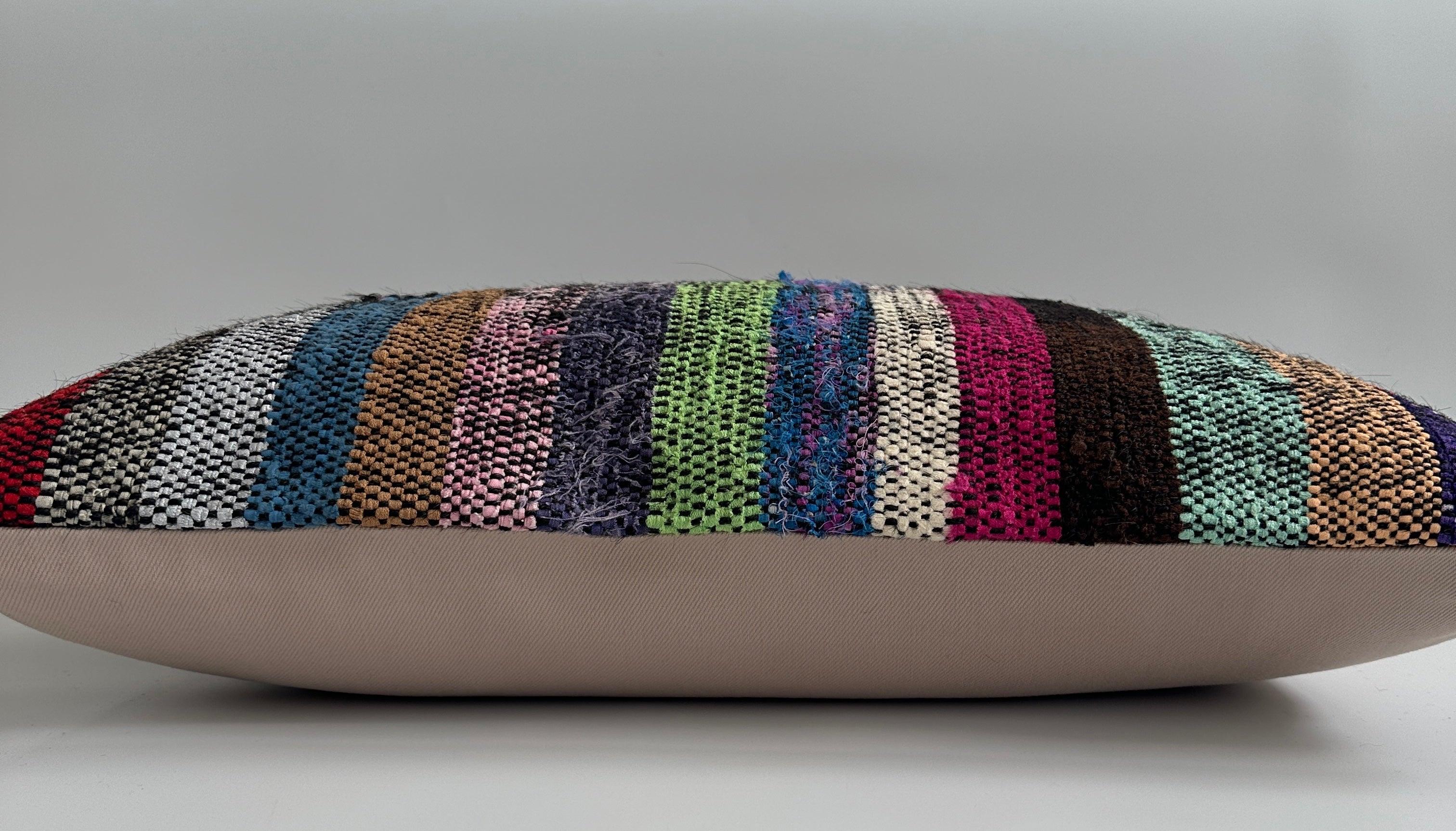 Multicolour Turkish Rug Cushion Cover 24''x16'' / 60x40 CM