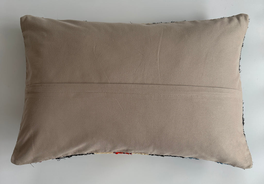 Multicolour Turkish Rug Cushion Cover 24''x16'' / 60x40 CM