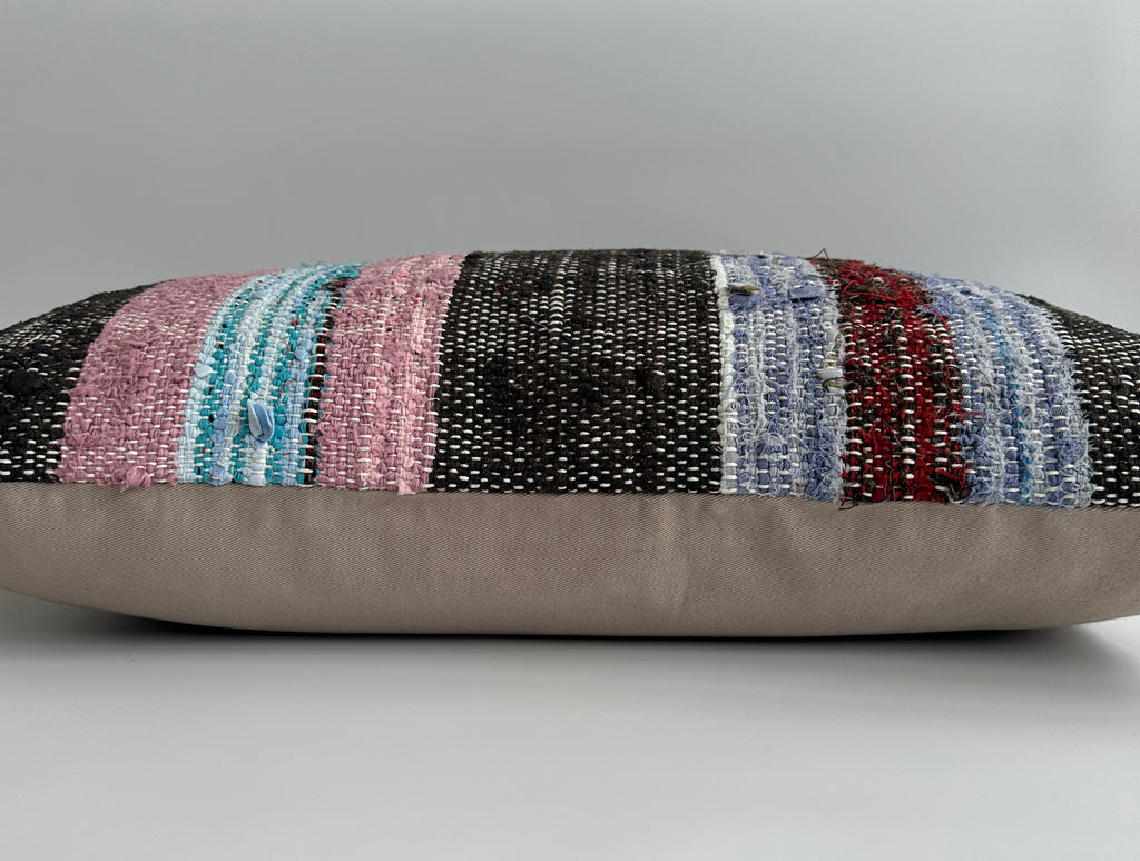 Multicolour Turkish Rug Cushion Cover 24''x16'' / 60x40 CM