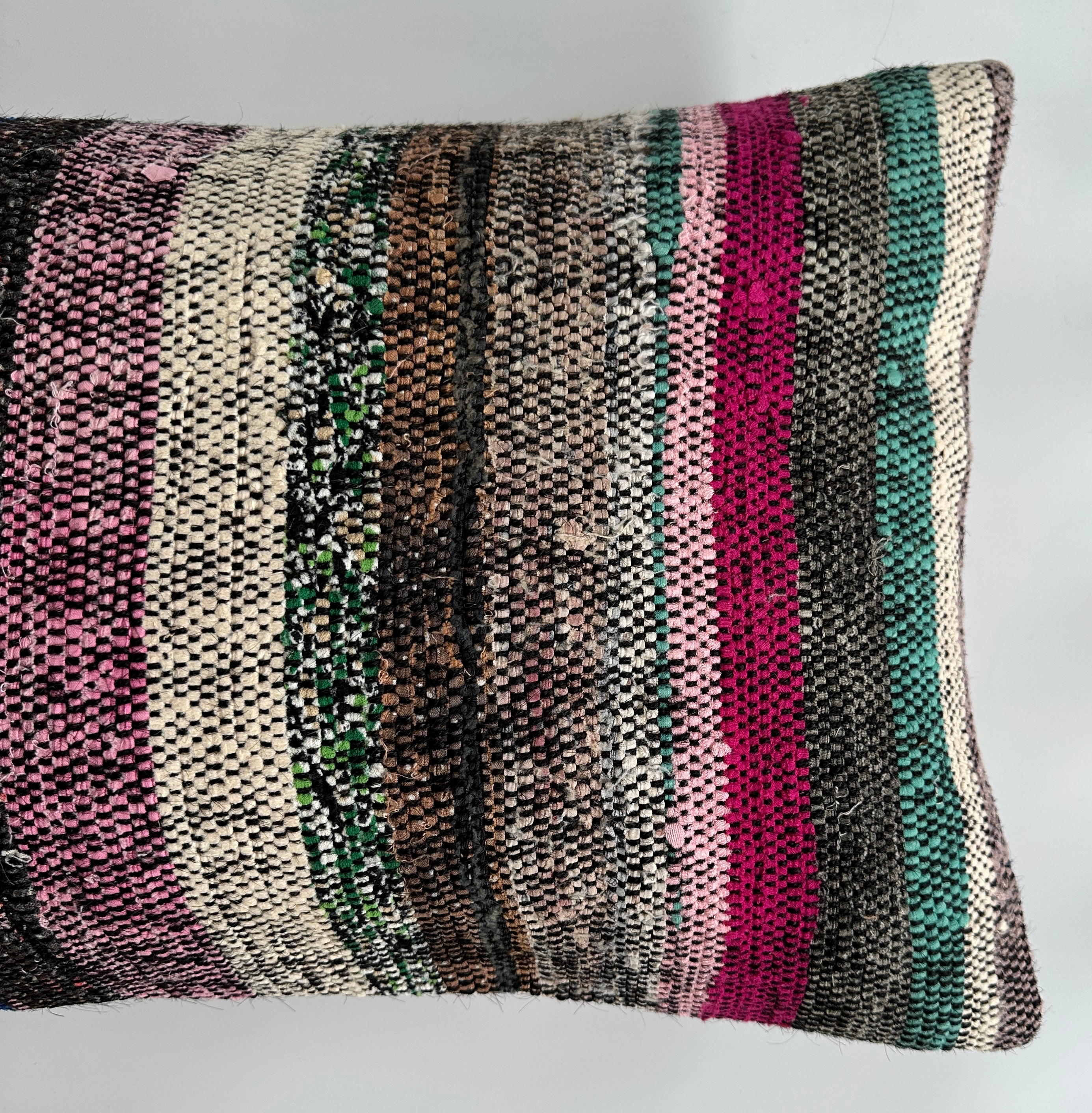 Multicolour Turkish Rug Cushion Cover 24''x16'' / 60x40 CM