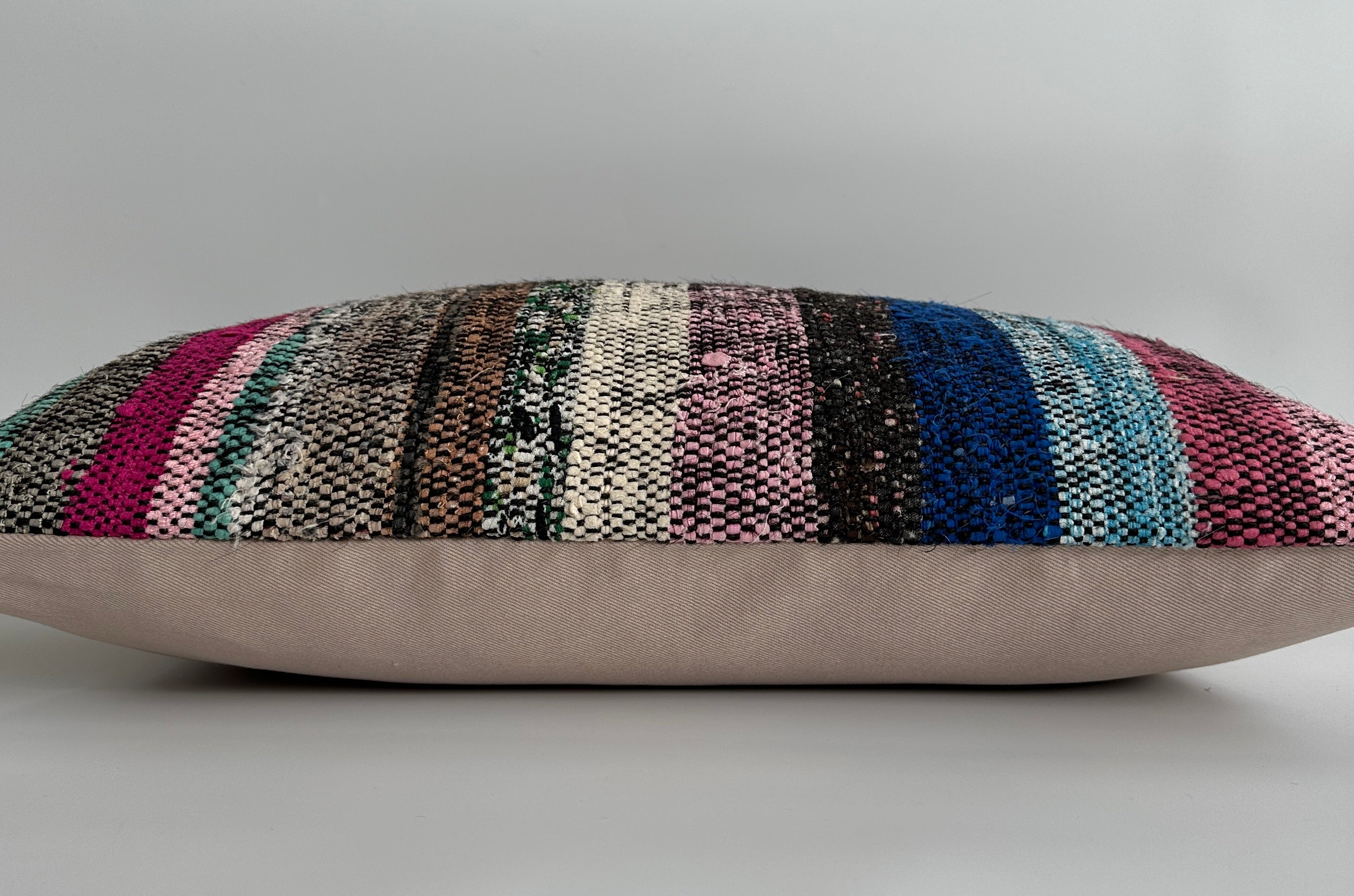 Multicolour Turkish Rug Cushion Cover 24''x16'' / 60x40 CM