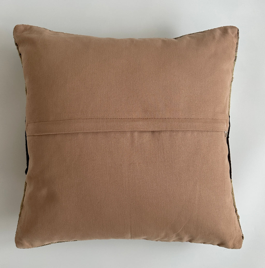 Handmade Multicolour Turkish Rug Cushion Cover 18''x18'' / 45x45 CM