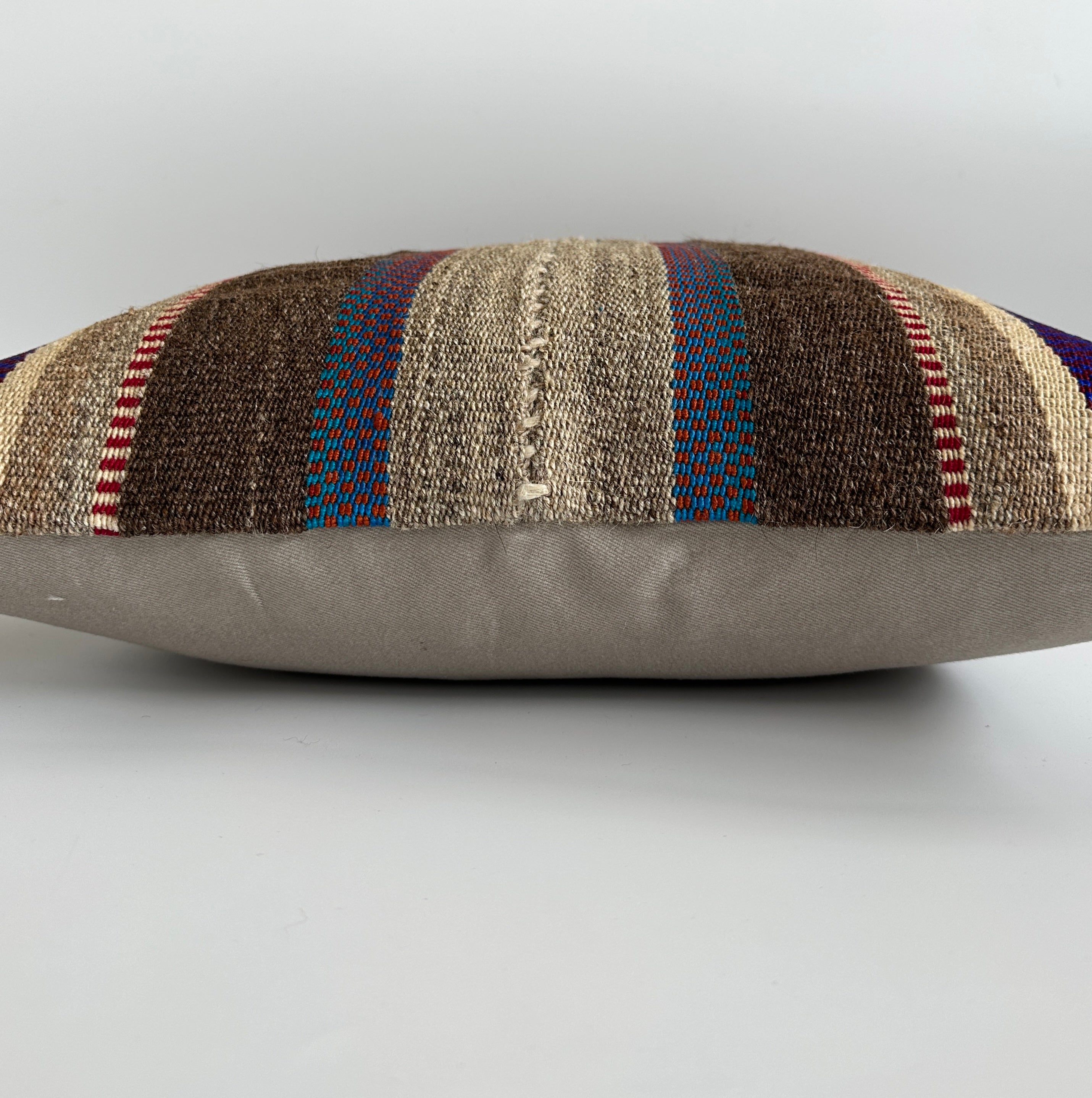 Handmade Multicolour Turkish Rug Cushion Cover 20''x20'' / 50x50 CM