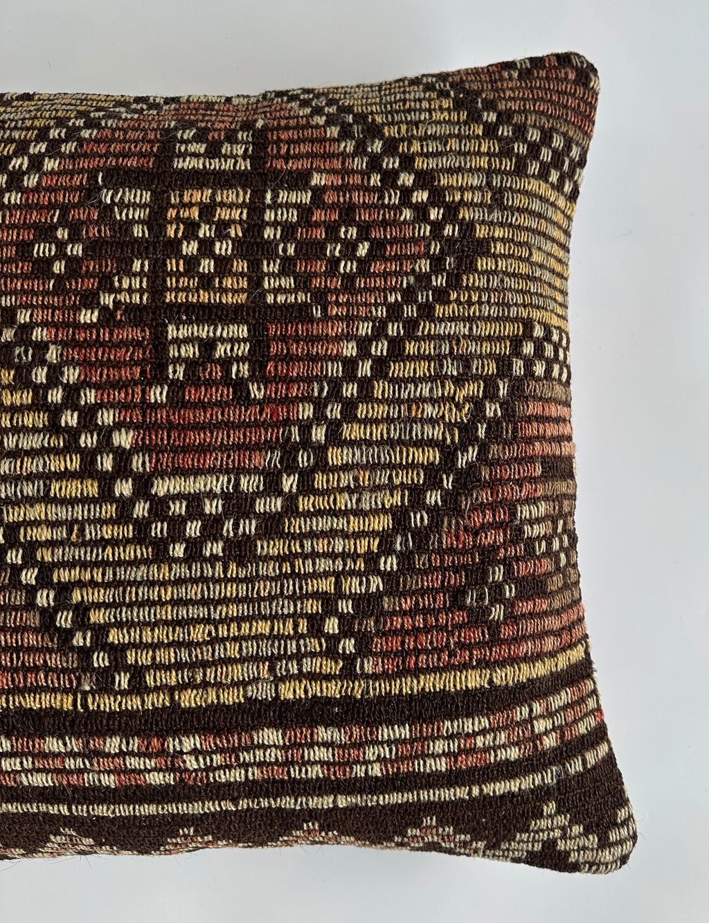 Handmade Multicolour Turkish Rug Cushion Cover 20''x20'' / 50x50 CM