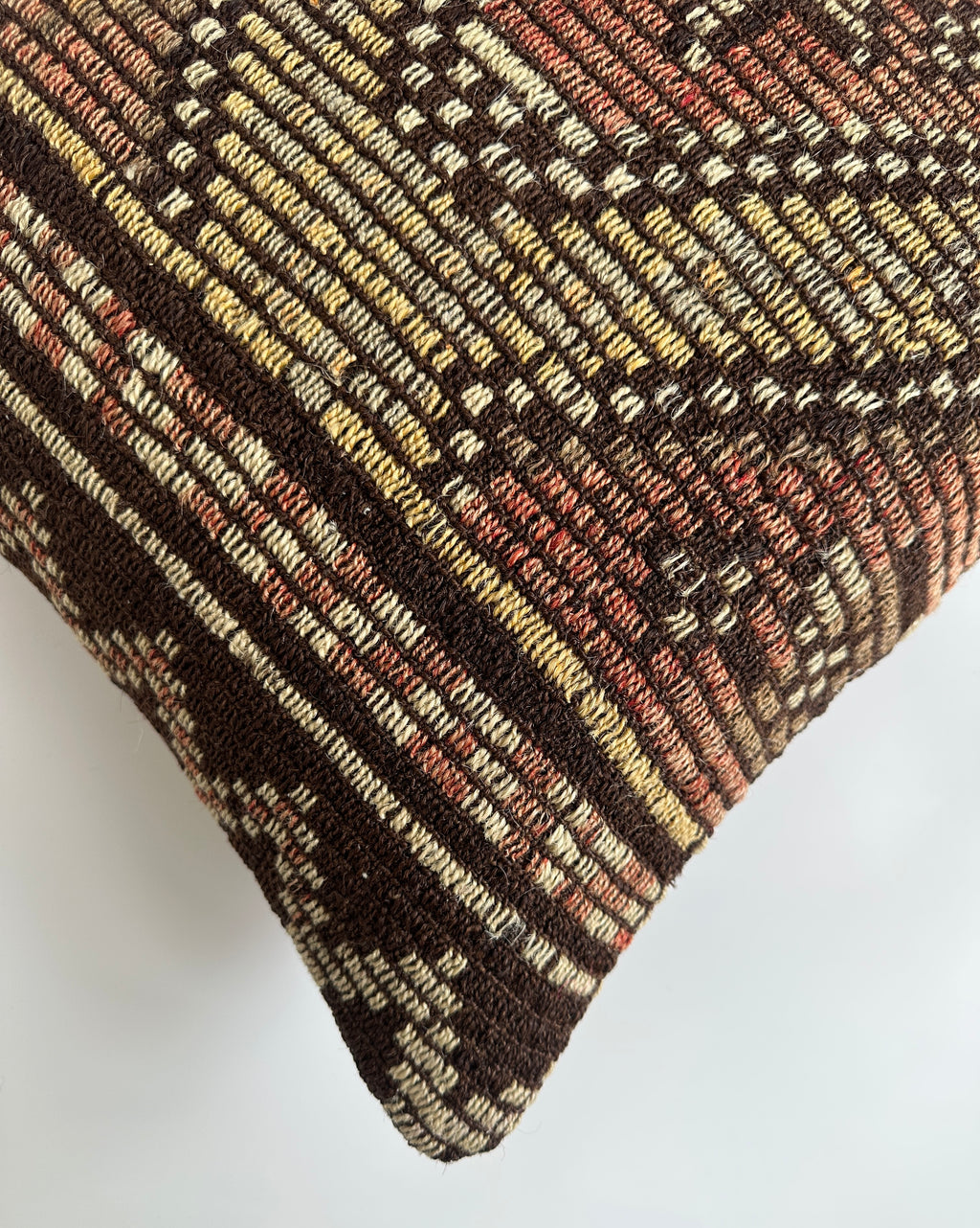 Handmade Multicolour Turkish Rug Cushion Cover 20''x20'' / 50x50 CM