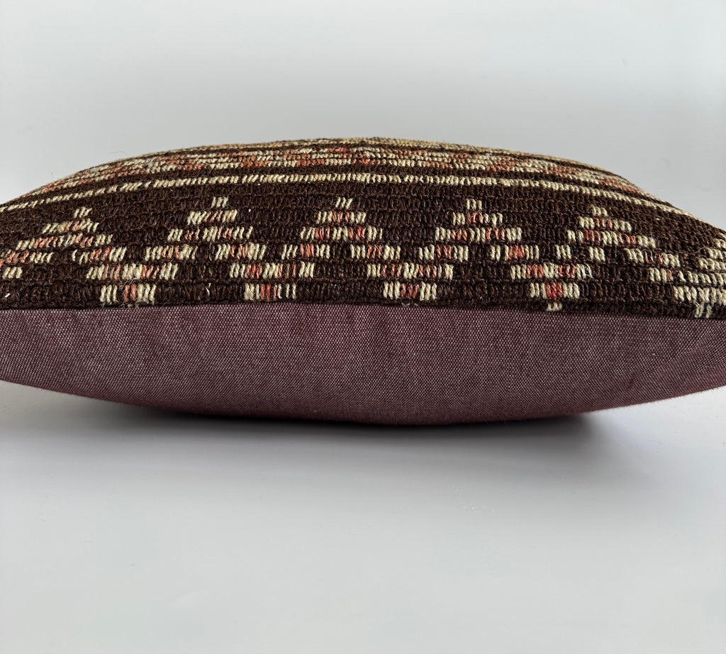 Handmade Multicolour Turkish Rug Cushion Cover 20''x20'' / 50x50 CM