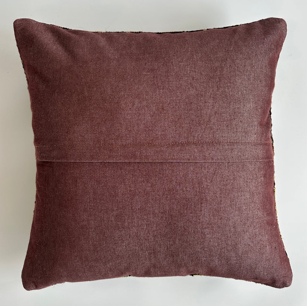 Handmade Multicolour Turkish Rug Cushion Cover 20''x20'' / 50x50 CM