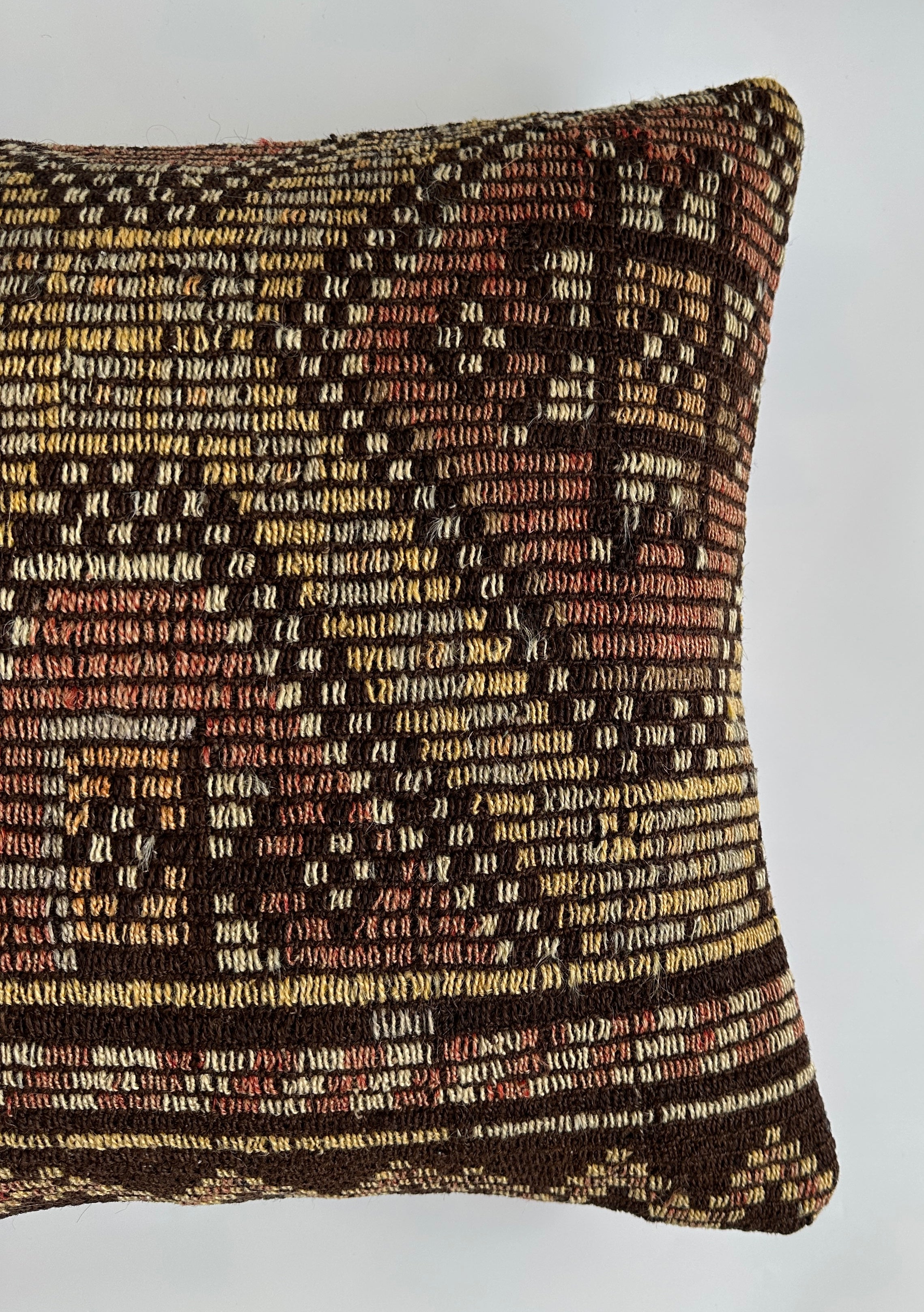 Handmade Multicolour Turkish Rug Cushion Cover 20''x20'' / 50x50 CM