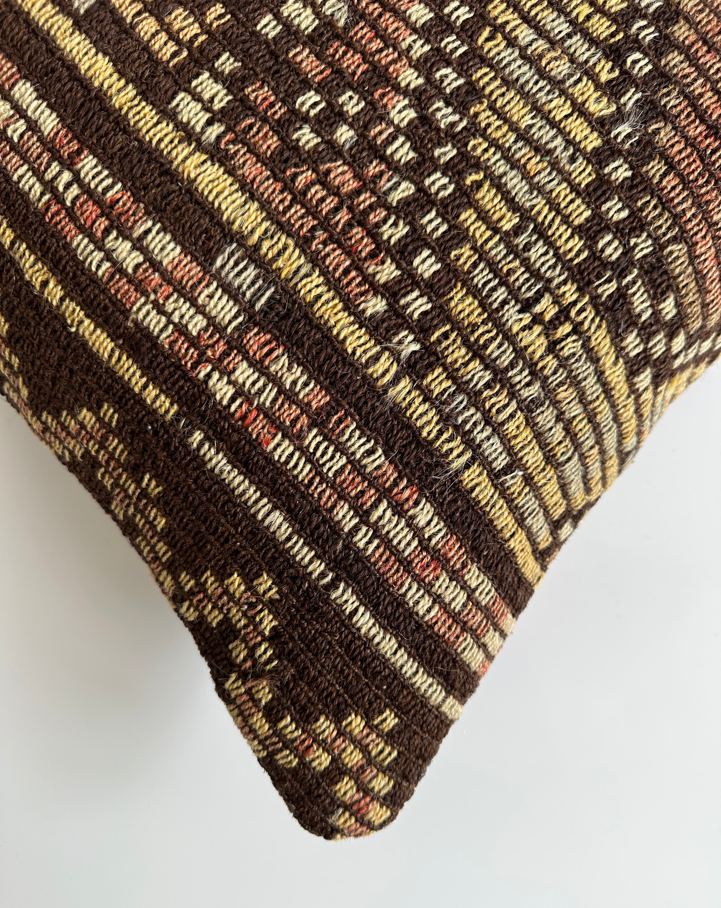 Handmade Multicolour Turkish Rug Cushion Cover 20''x20'' / 50x50 CM