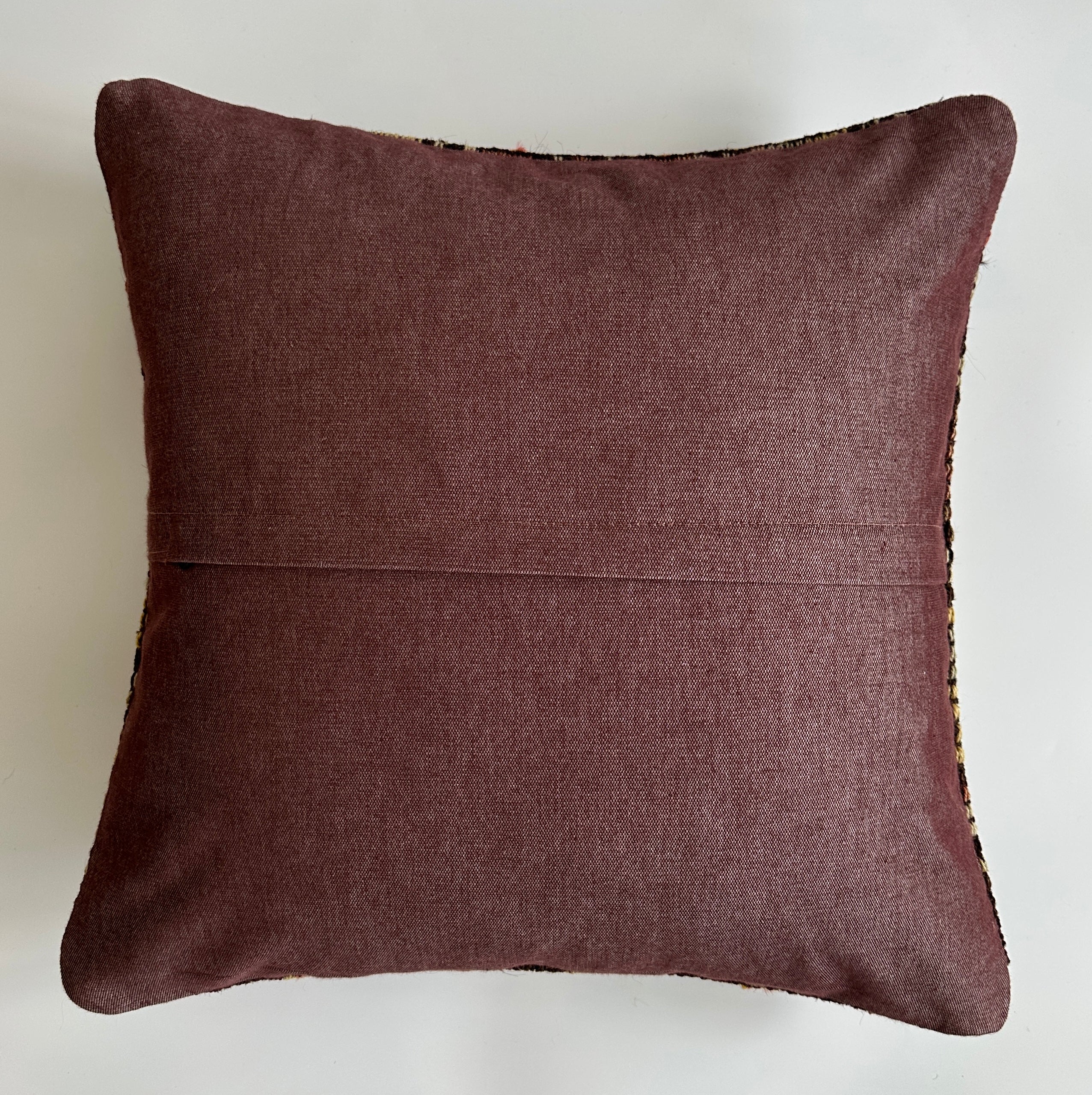 Handmade Multicolour Turkish Rug Cushion Cover 20''x20'' / 50x50 CM