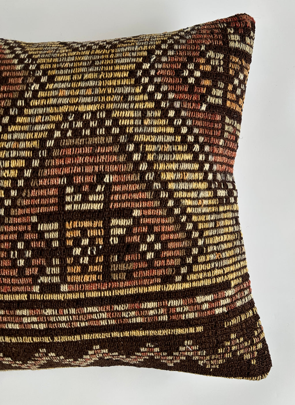 Handmade Multicolour Turkish Rug Cushion Cover 20''x20'' / 50x50 CM