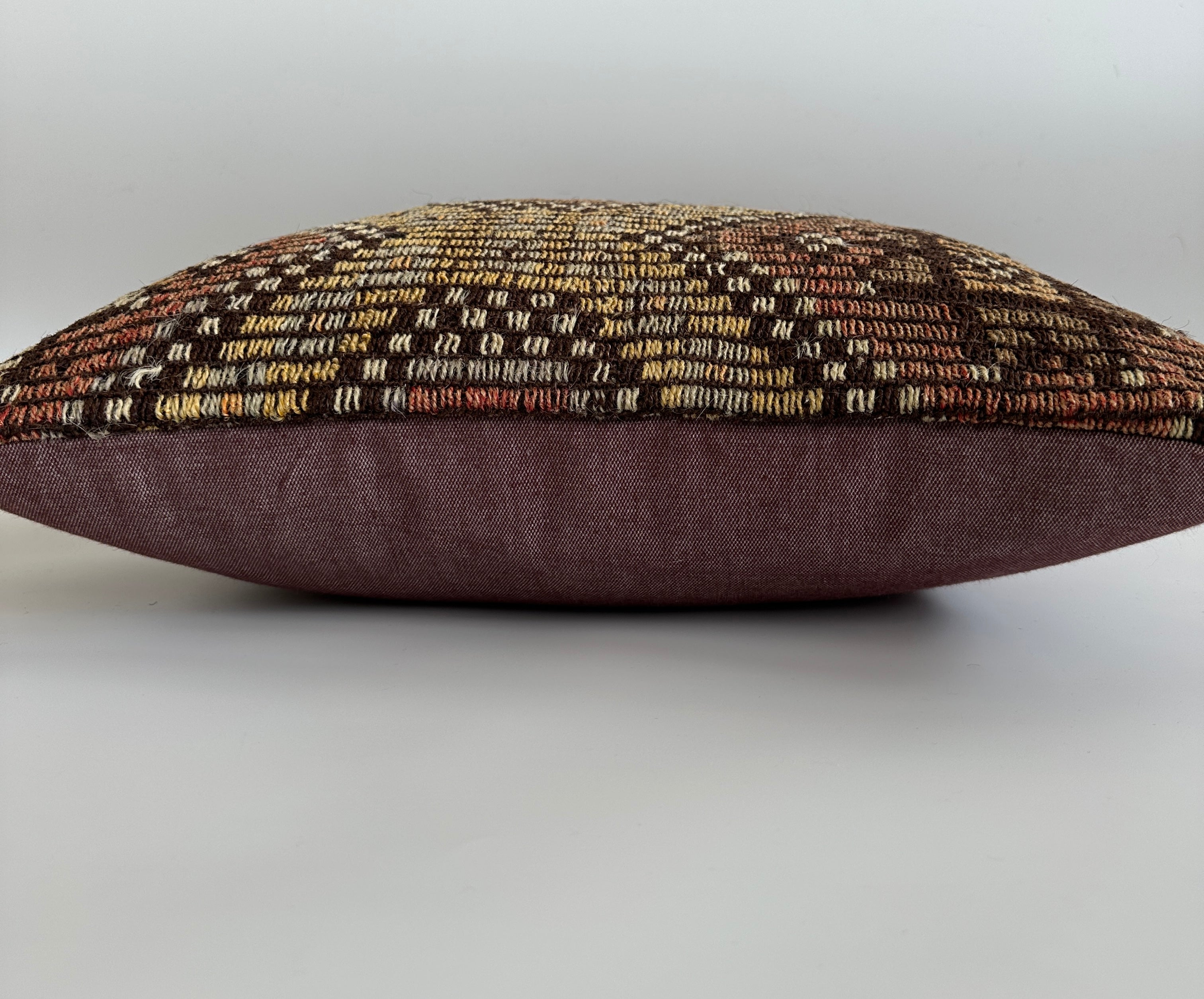 Handmade Multicolour Turkish Rug Cushion Cover 20''x20'' / 50x50 CM