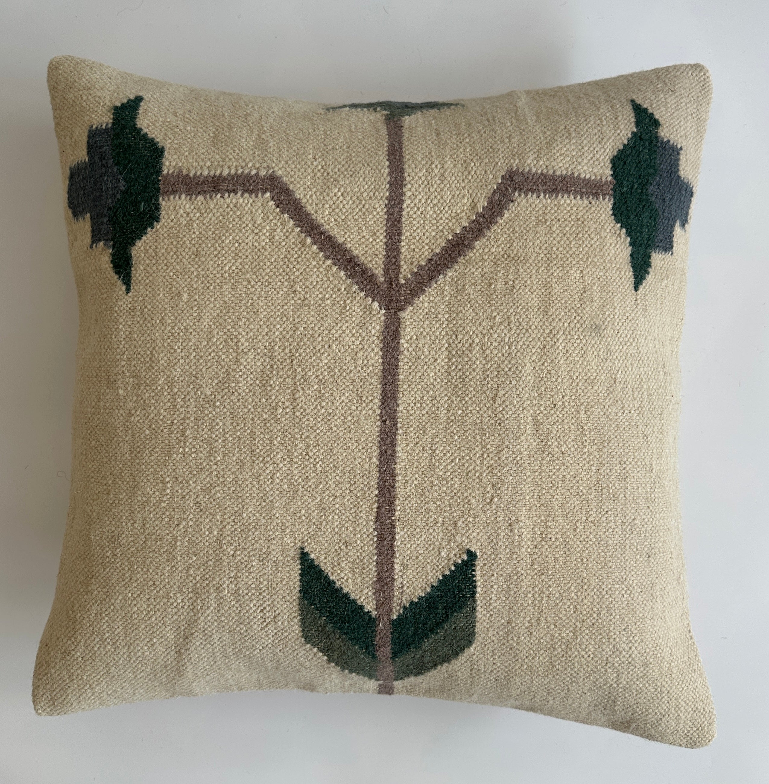 Handmade Turkish Rug Cushion Cover 20''x20'' / 50x50 CM