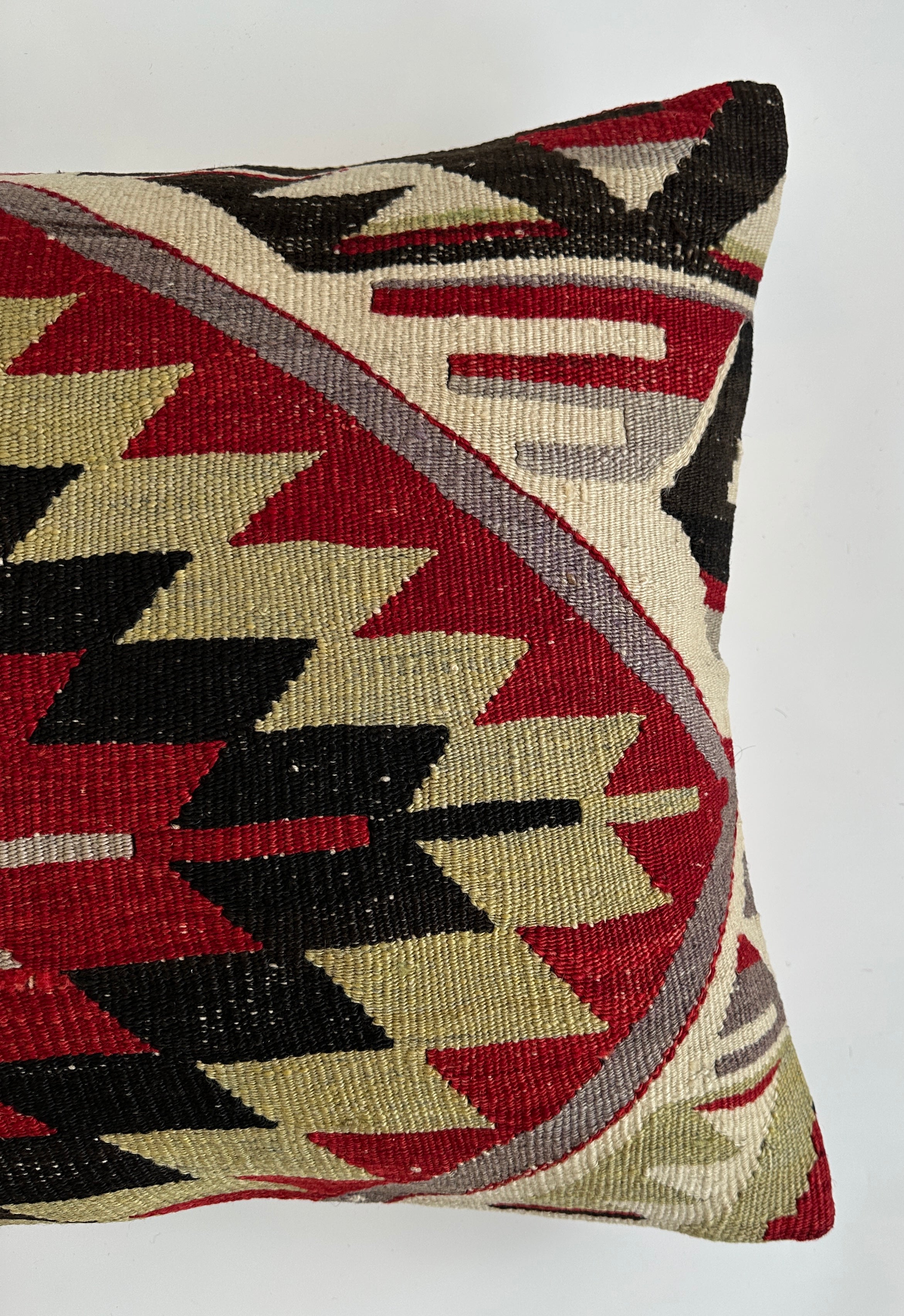 Handmade Multicolour Turkish Rug Cushion Cover 20''x20'' / 50x50 CM