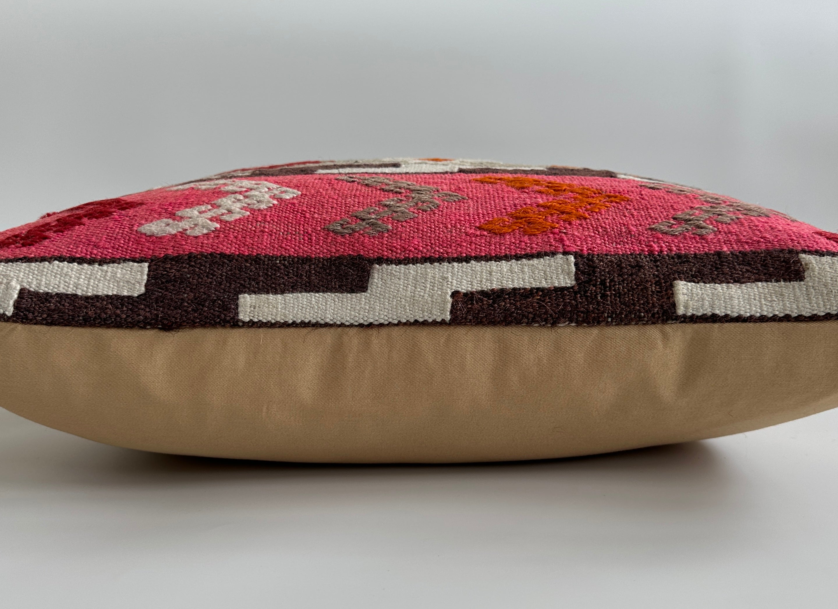 Handmade Multicolour Turkish Rug Cushion Cover 20''x20'' / 50x50 CM