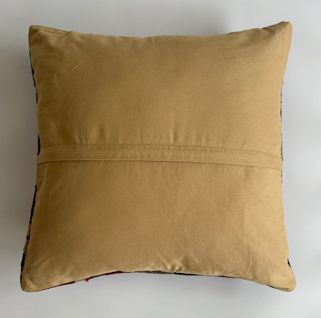 Handmade Multicolour Turkish Rug Cushion Cover 20''x20'' / 50x50 CM