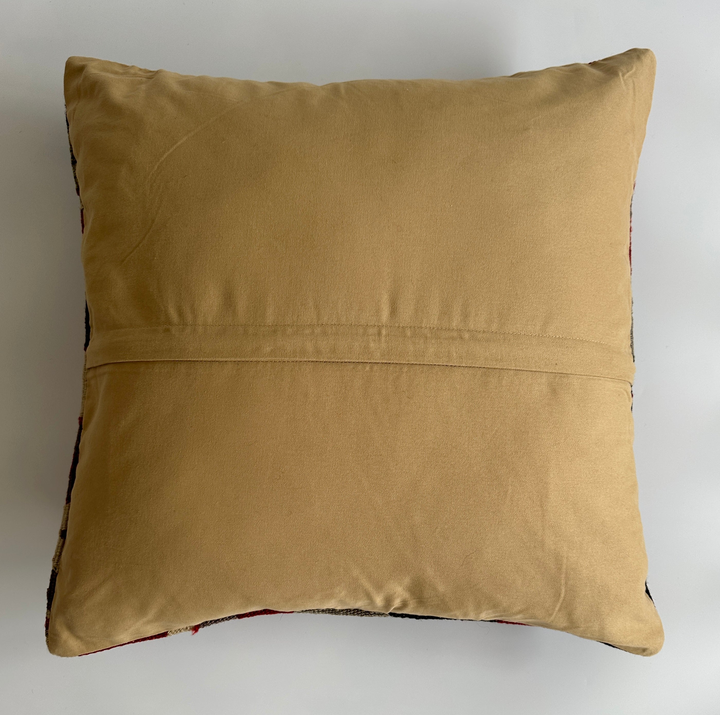 Handmade Multicolour Turkish Rug Cushion Cover 20''x20'' / 50x50 CM