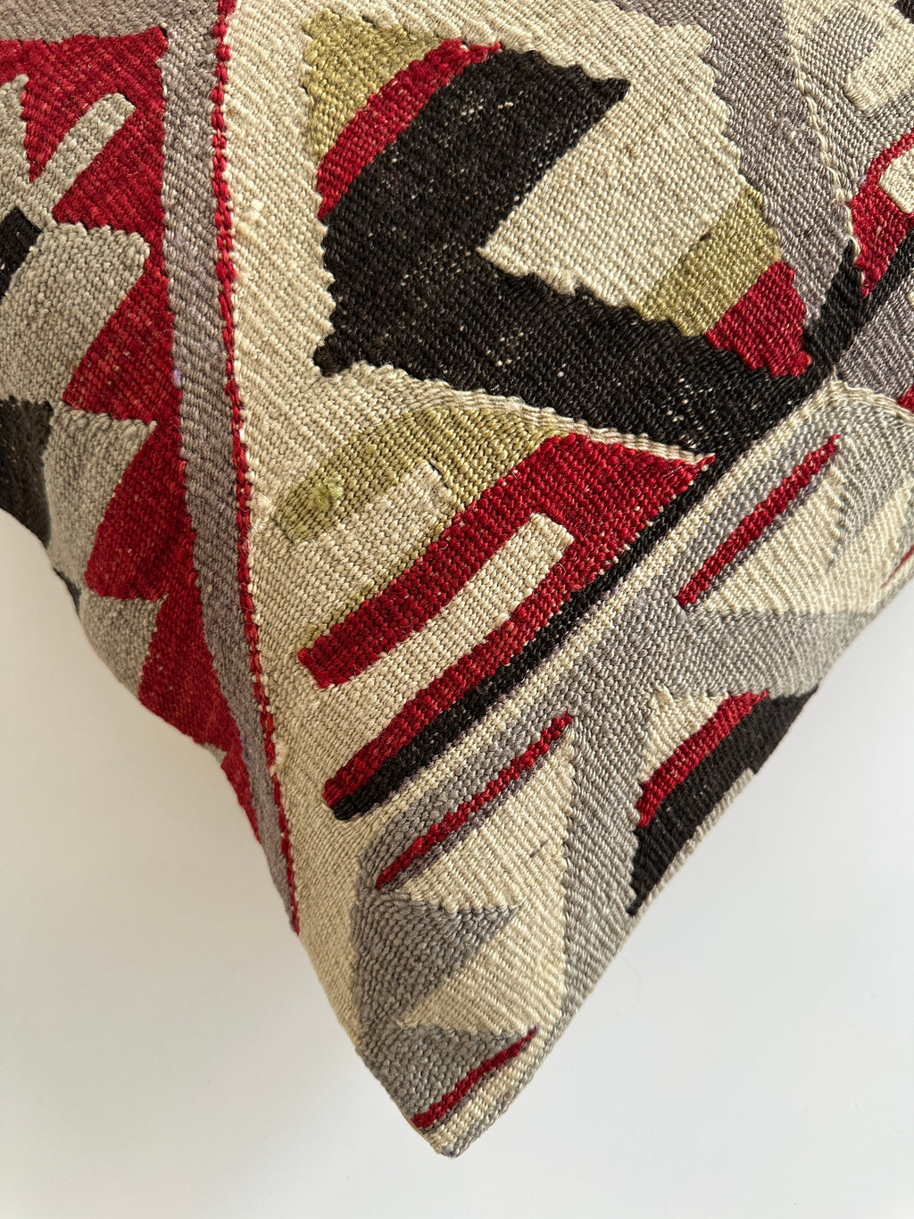 Handmade Multicolour Turkish Rug Cushion Cover 20''x20'' / 50x50 CM