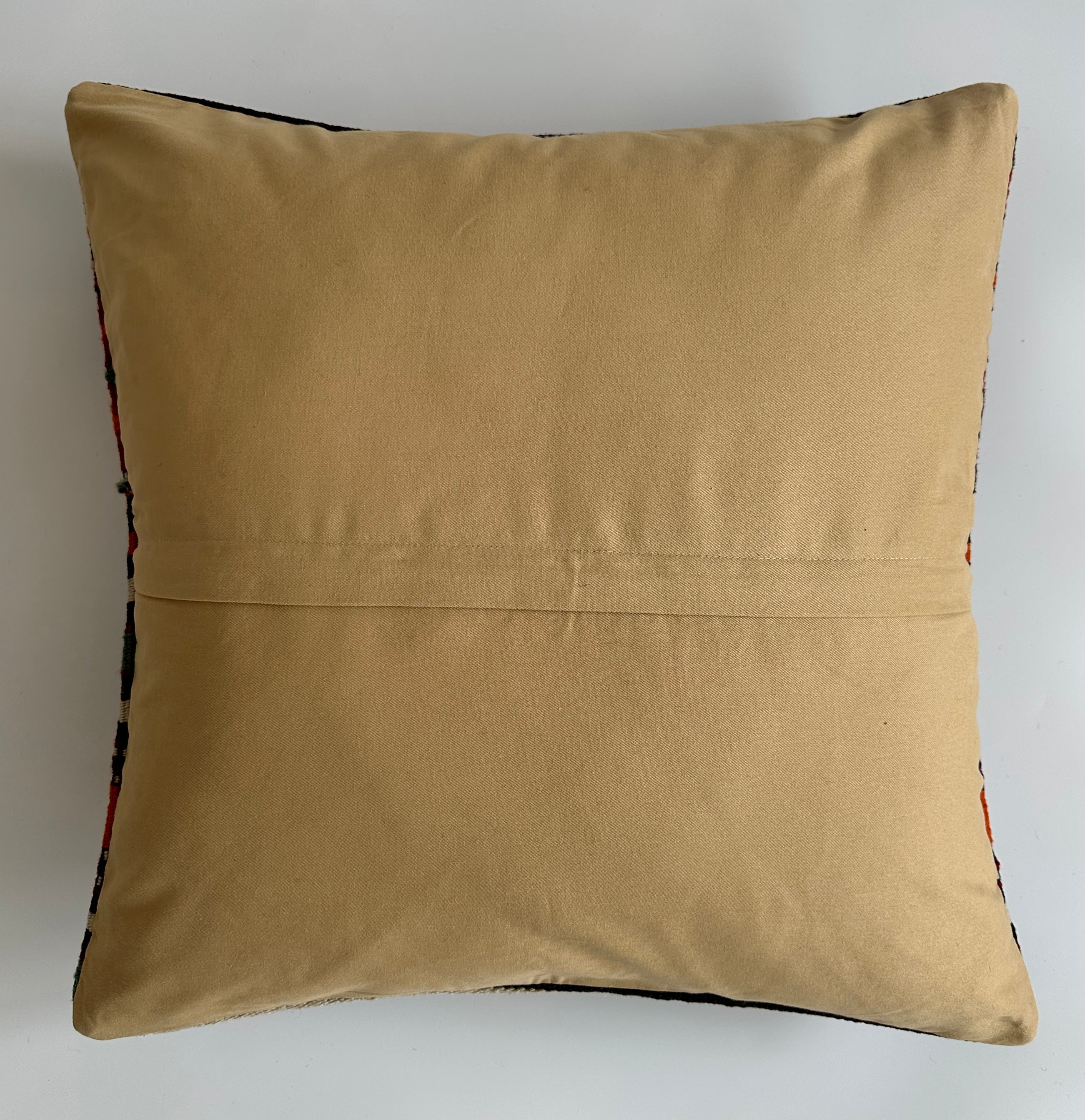 Handmade Multicolour Turkish Rug Cushion Cover 20''x20'' / 50x50 CM