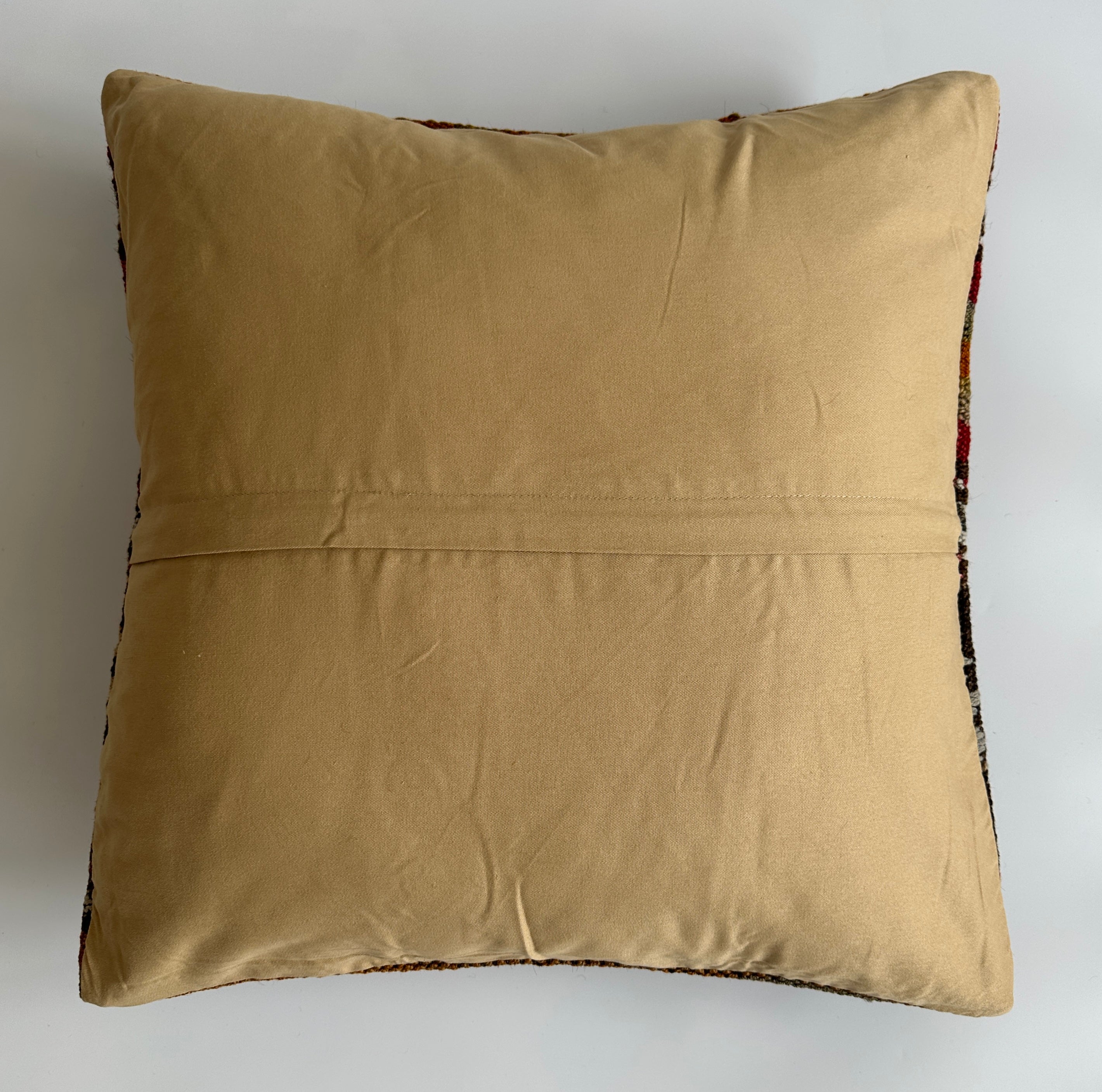 Handmade Multicolour Turkish Rug Cushion Cover 20''x20'' / 50x50 CM