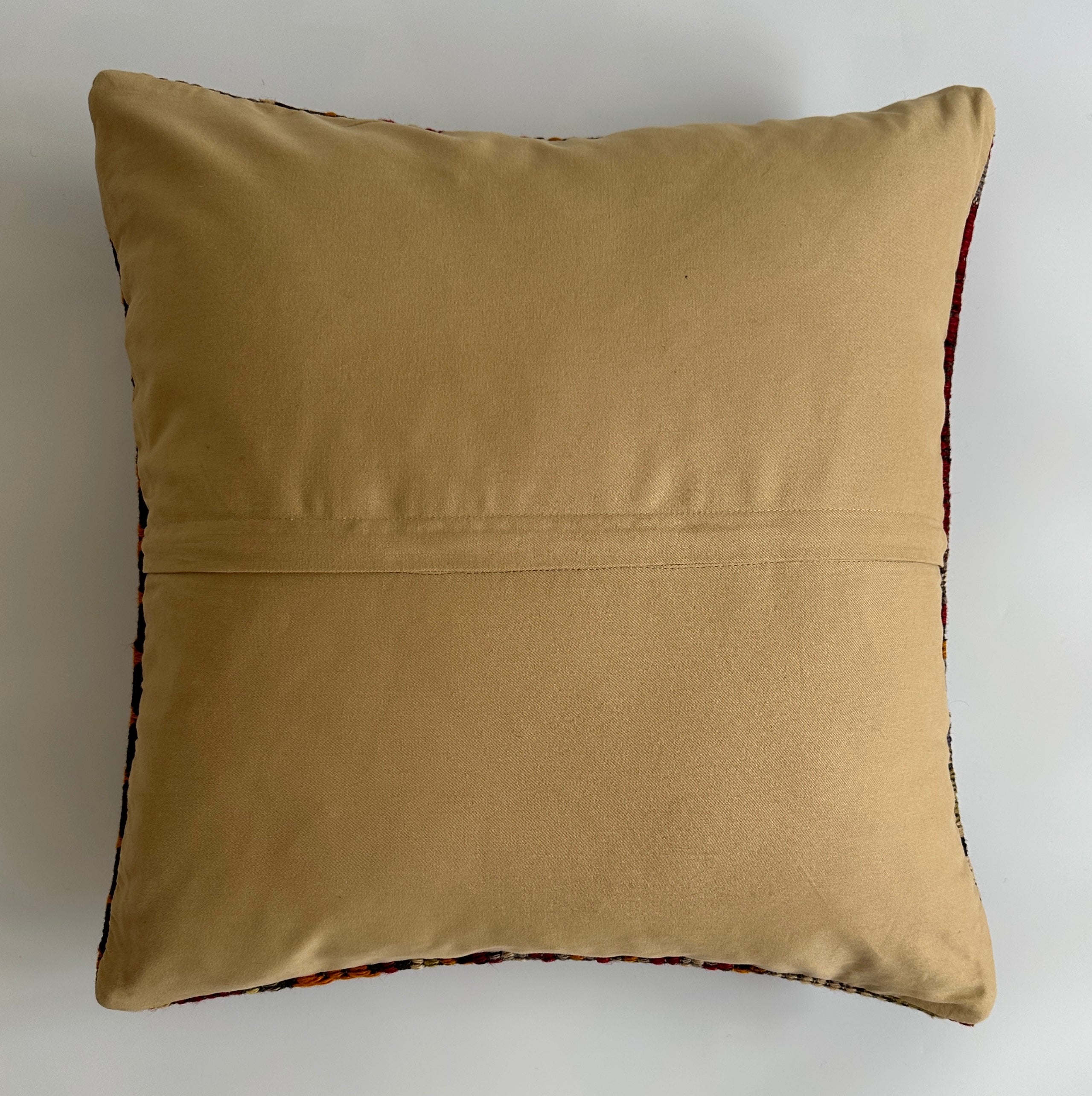 Handmade Multicolour Turkish Rug Cushion Cover 20''x20'' / 50x50 CM