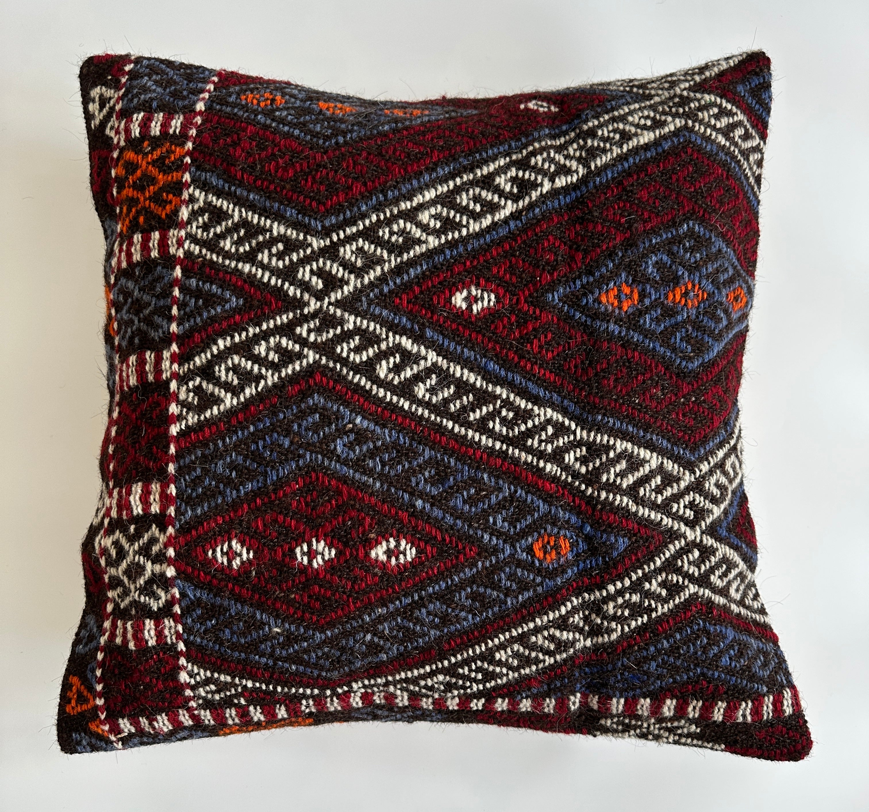 Handmade Multicolour Turkish Cushion Cover 20''x20'' / 50x50 CM