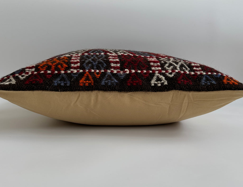 Handmade Multicolour Turkish Cushion Cover 20''x20'' / 50x50 CM