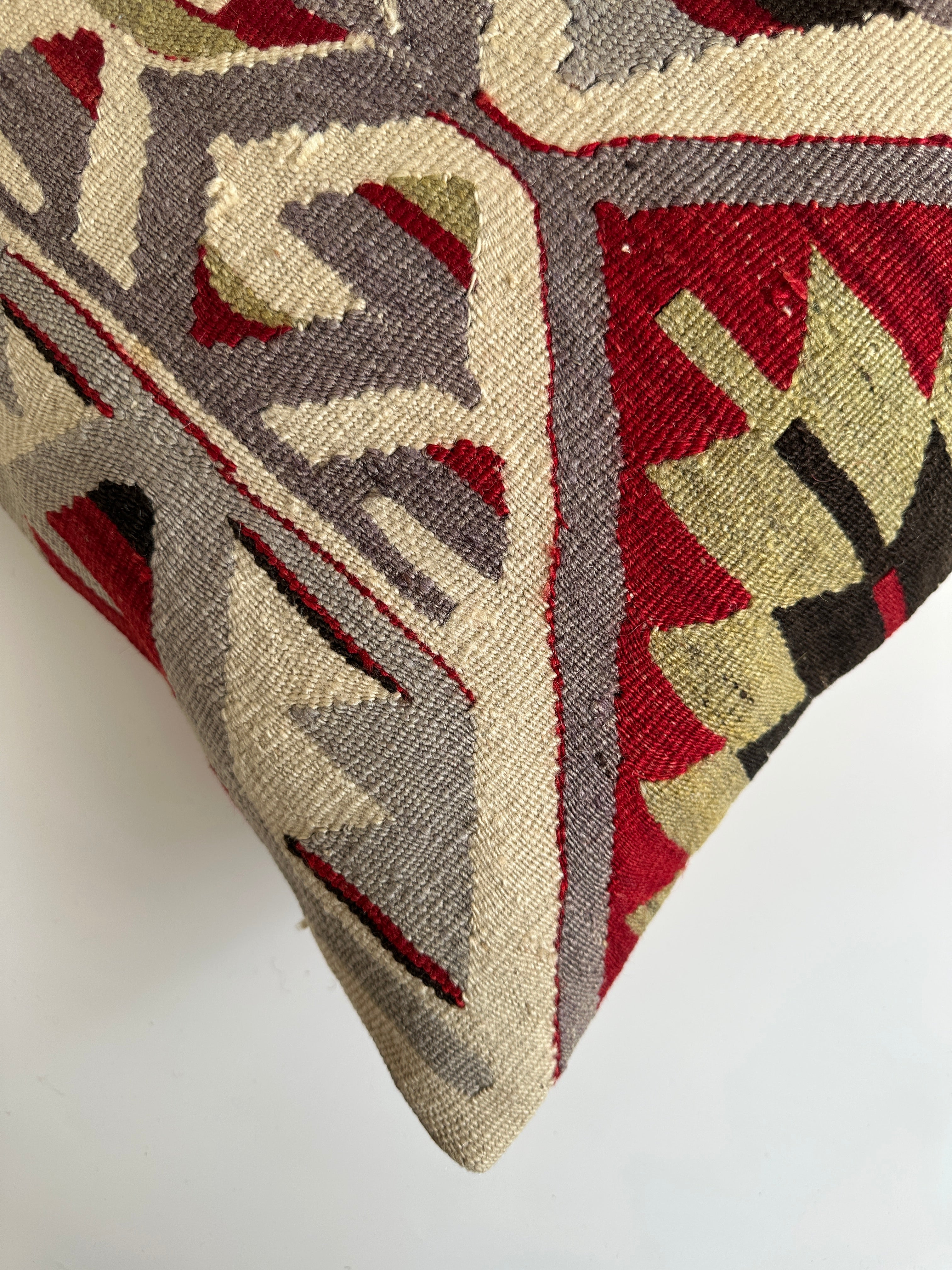 Handmade Multicolour Turkish Cushion Cover 20''x20'' / 50x50 CM