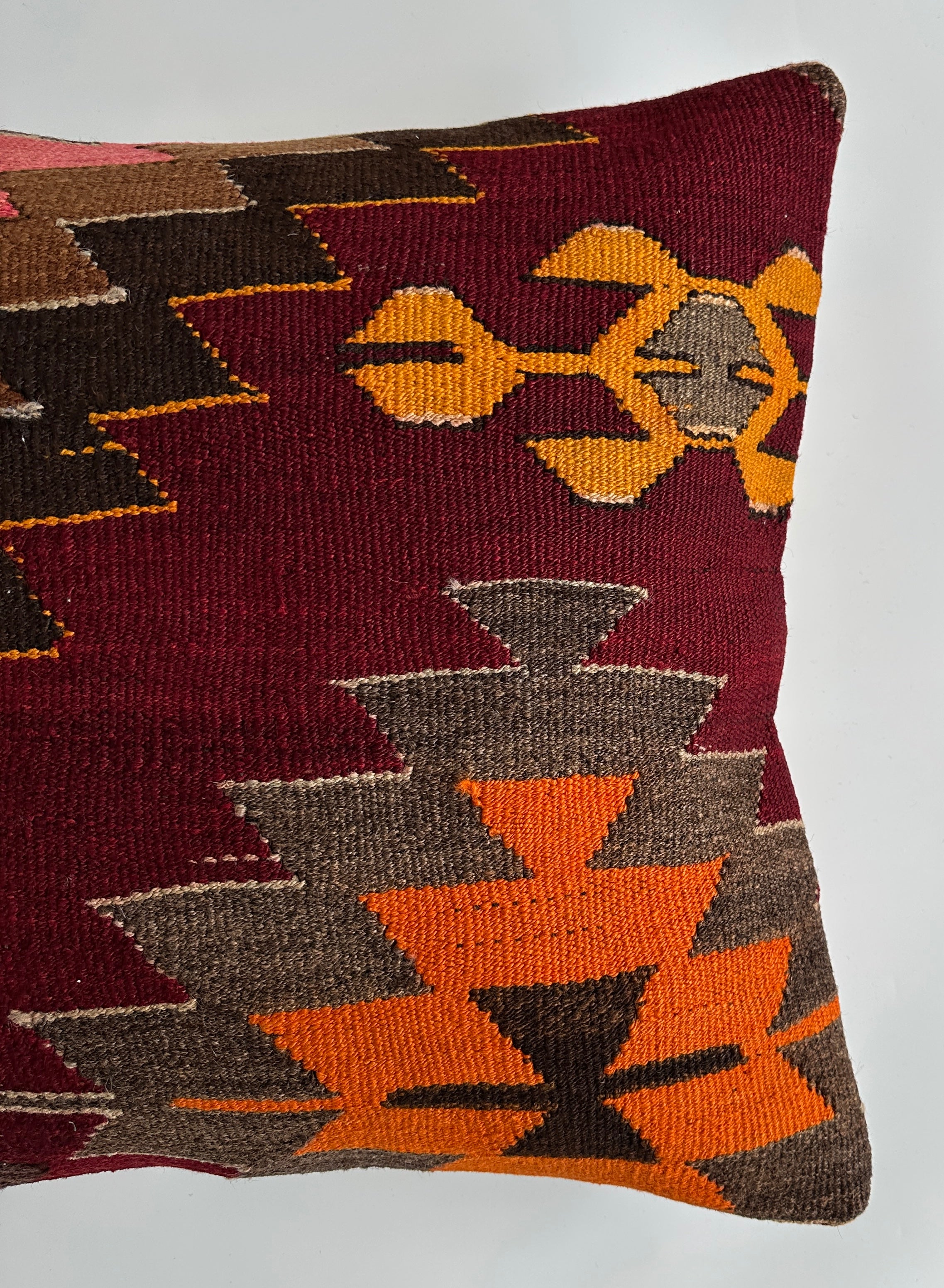 Handmade Multicolour Turkish Cushion Cover 20''x20'' / 50x50 CM