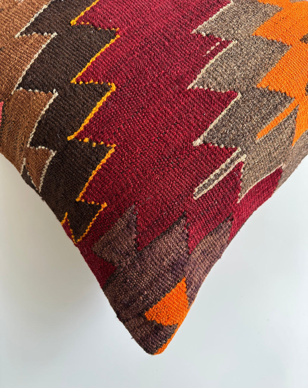 Handmade Multicolour Turkish Cushion Cover 20''x20'' / 50x50 CM