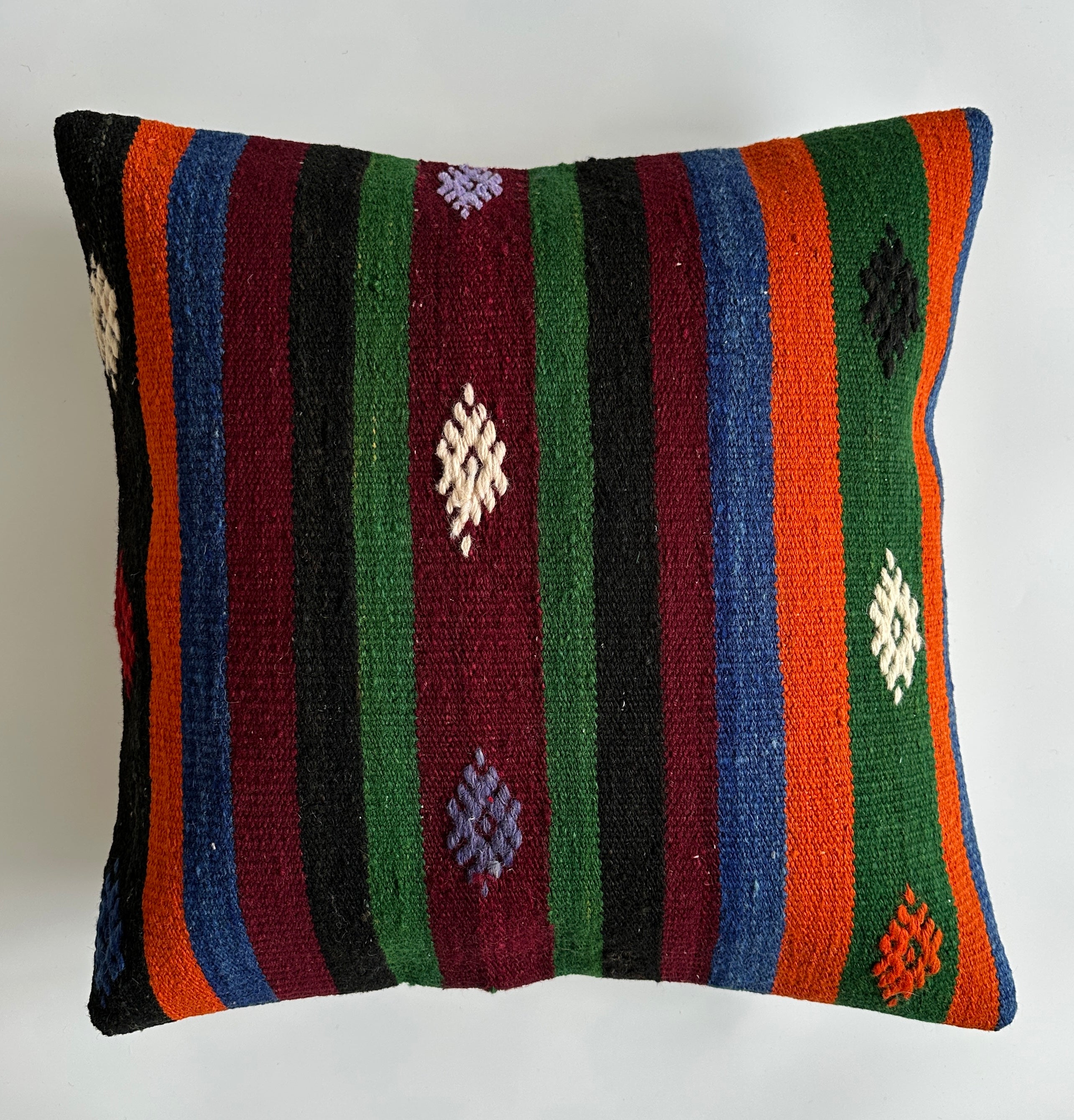 Handmade Multicolour Turkish Cushion Cover 20''x20'' / 50x50 CM