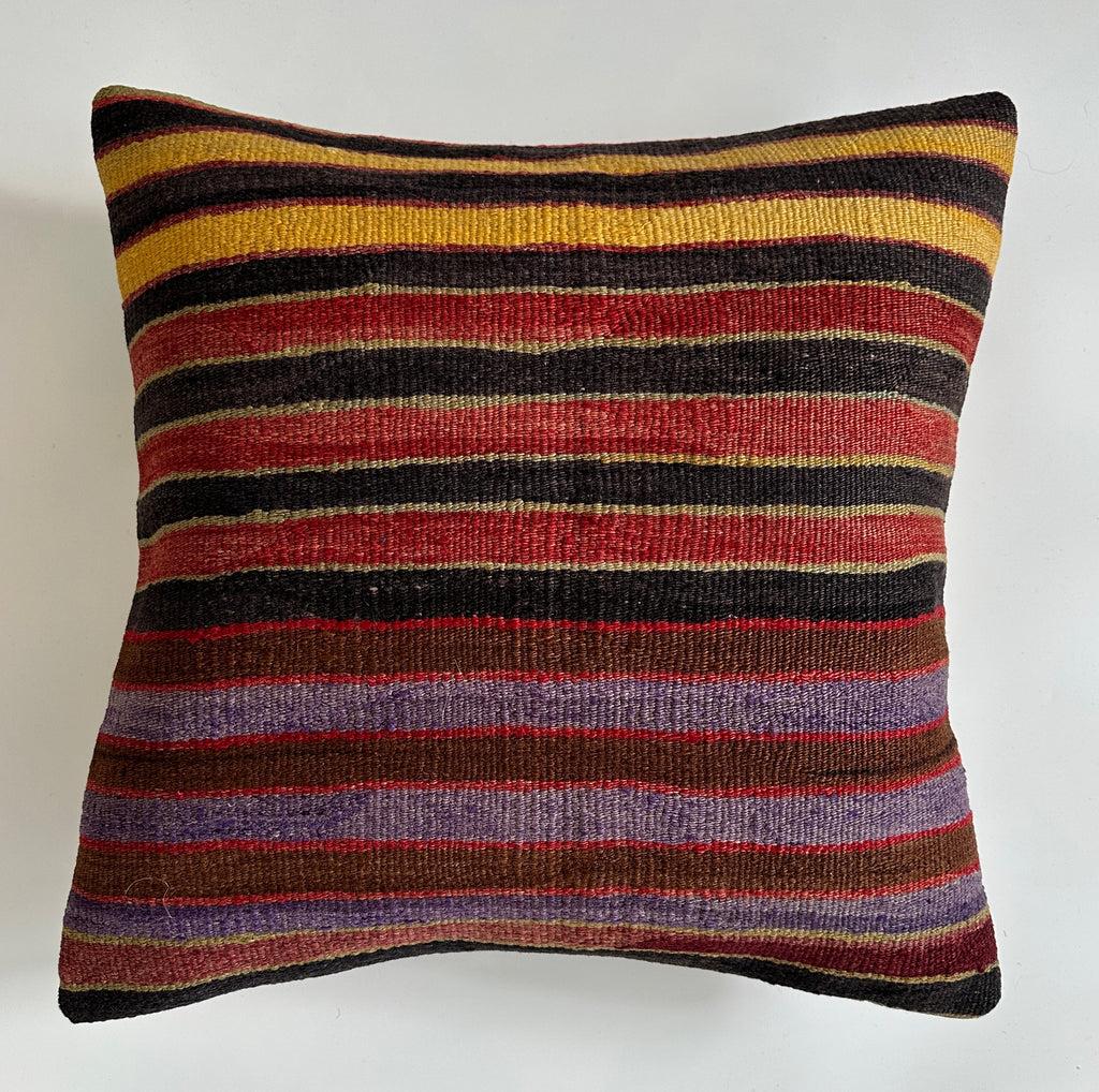 Handmade Multicolour Turkish Cushion Cover 20''x20'' / 50x50 CM
