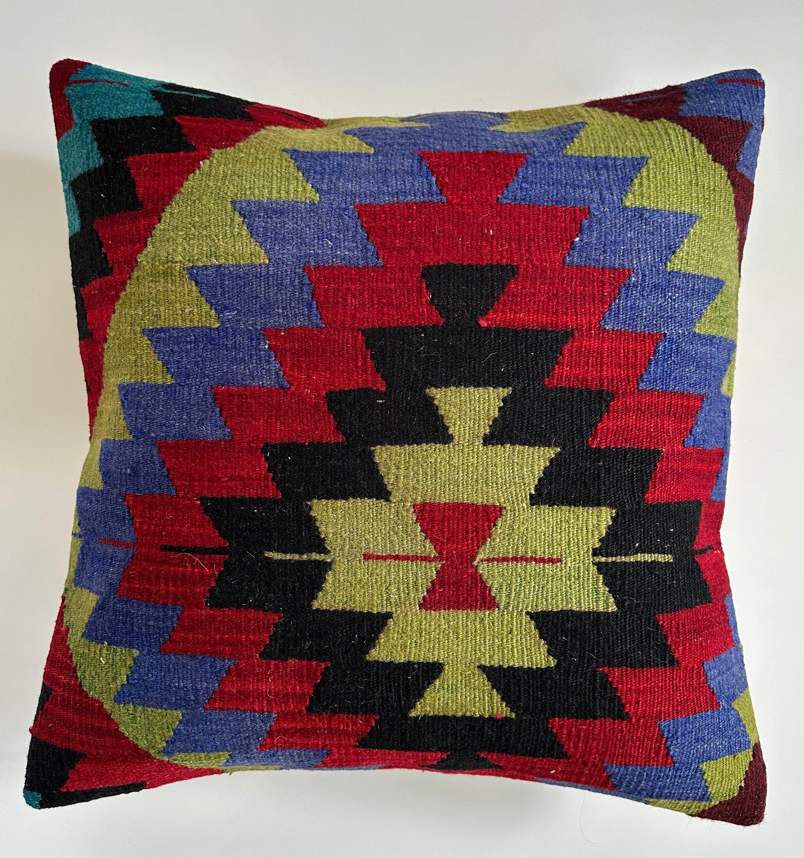 Handmade Multicolour Turkish Cushion Cover 20''x20'' / 50x50 CM