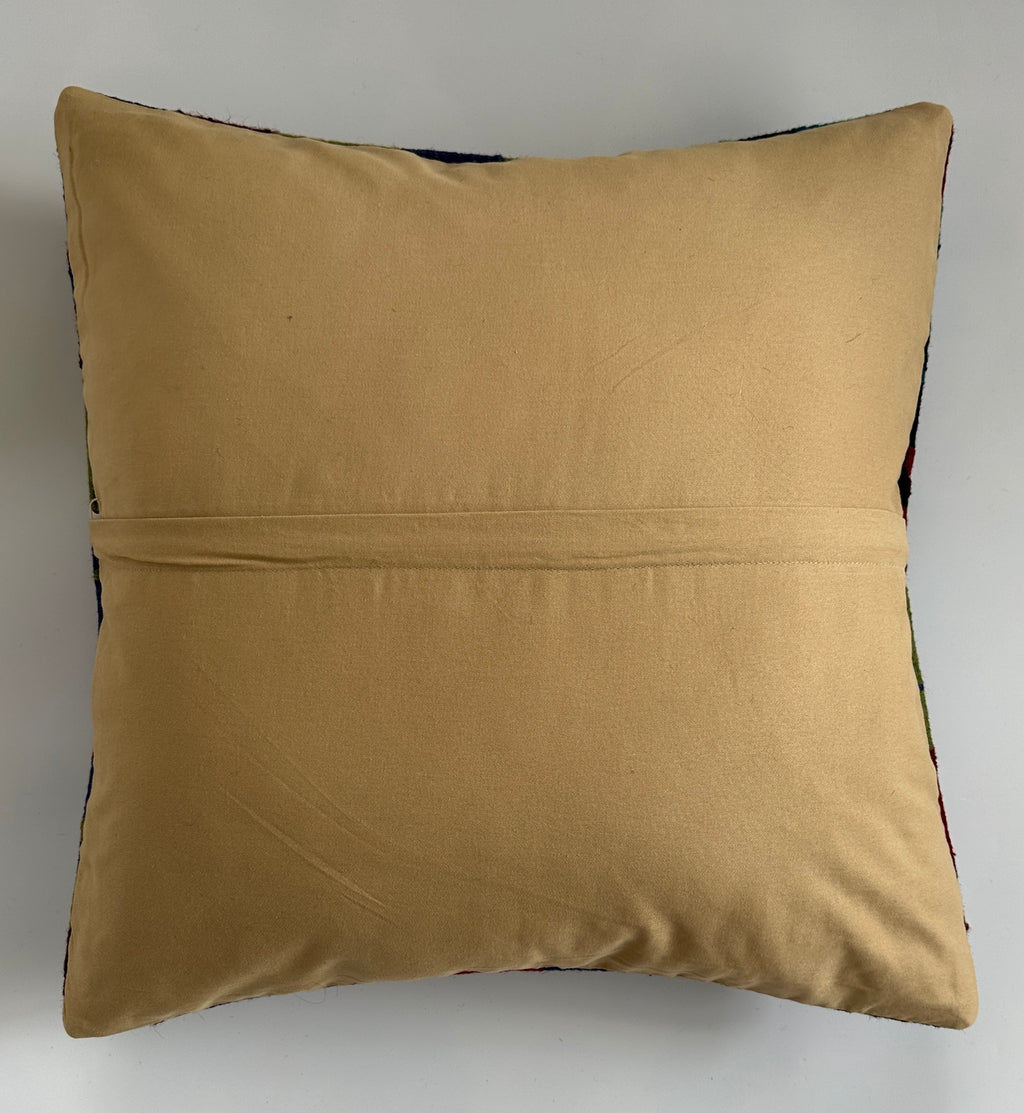 Handmade Multicolour Turkish Cushion Cover 20''x20'' / 50x50 CM