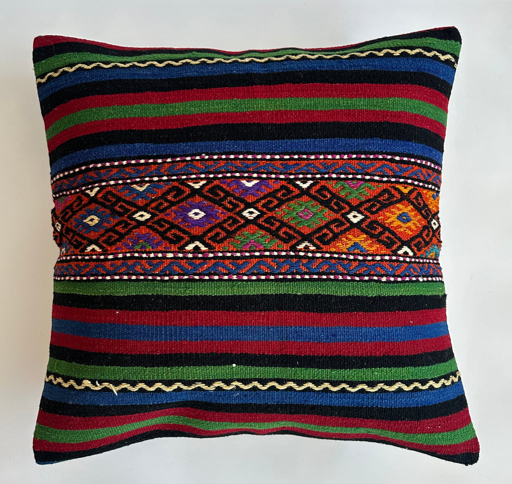 Multicolour Turkish Cushion Cover 24''x24'' / 60x60 CM