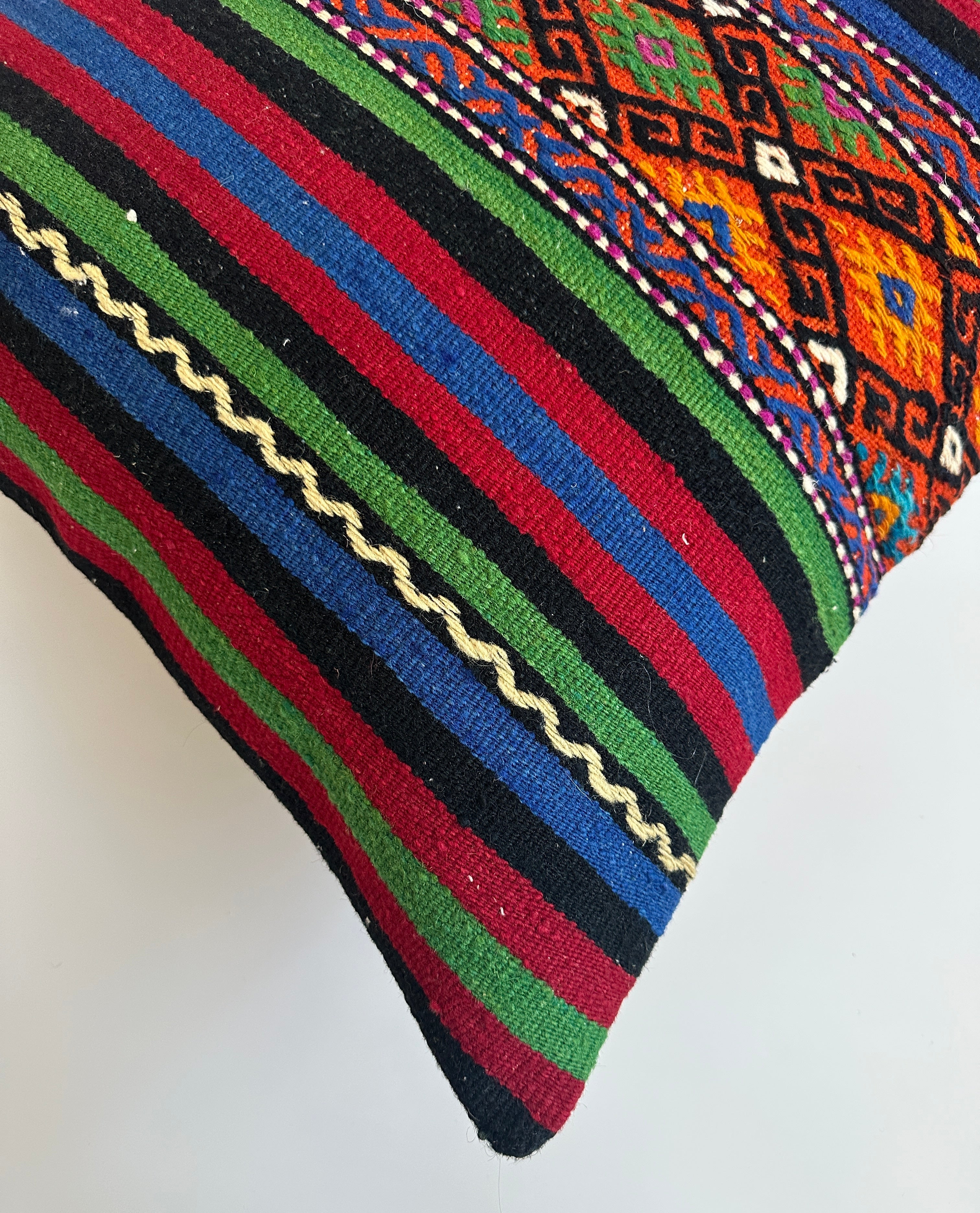 Multicolour Turkish Cushion Cover 24''x24'' / 60x60 CM