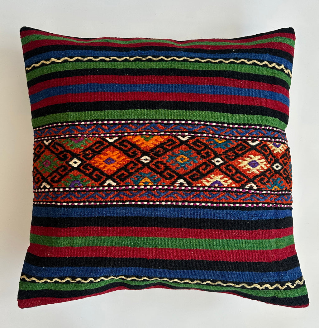 Multicolour Turkish Cushion Cover 24''x24'' / 60x60 CM
