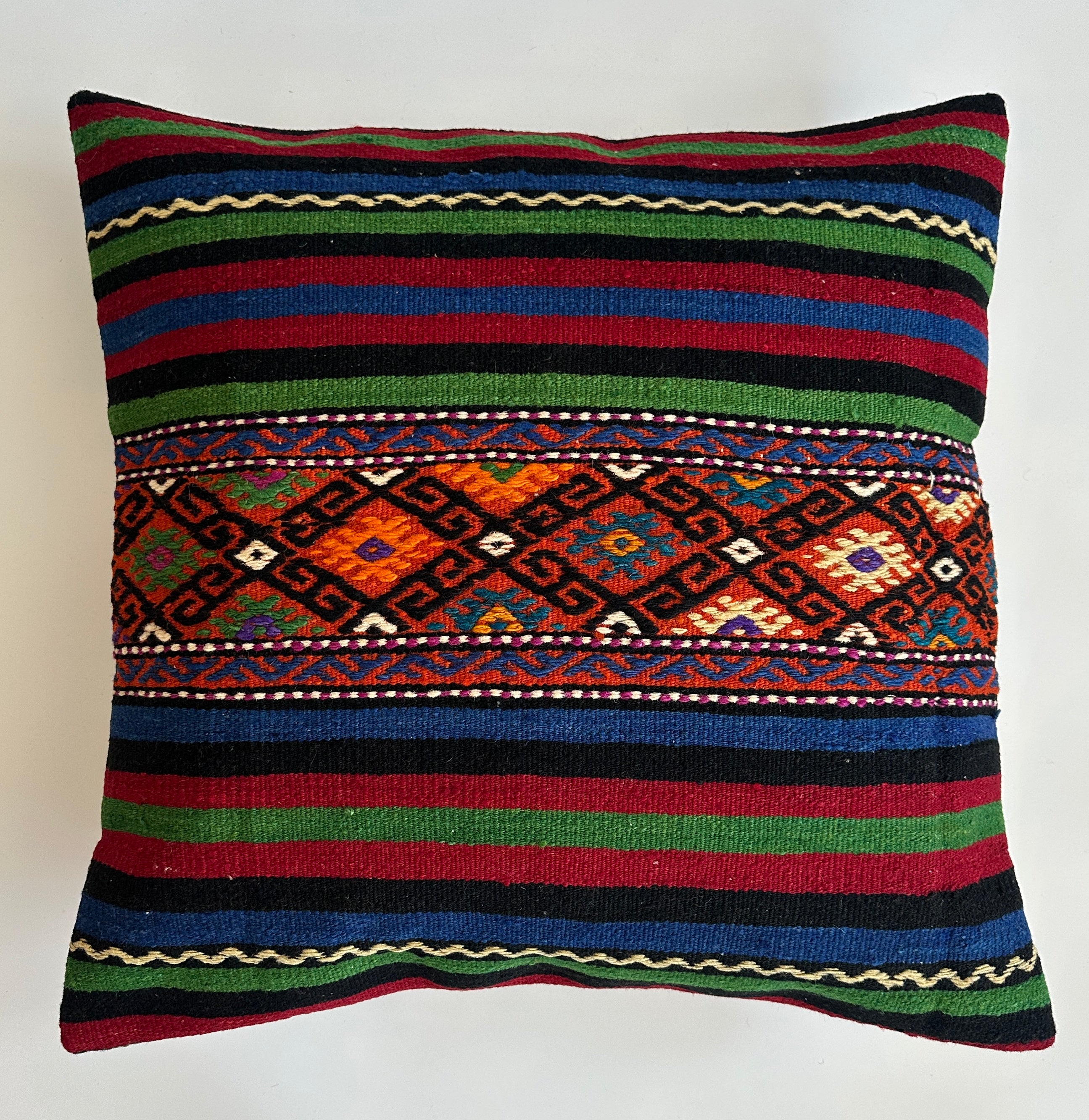 Multicolour Turkish Cushion Cover 24''x24'' / 60x60 CM