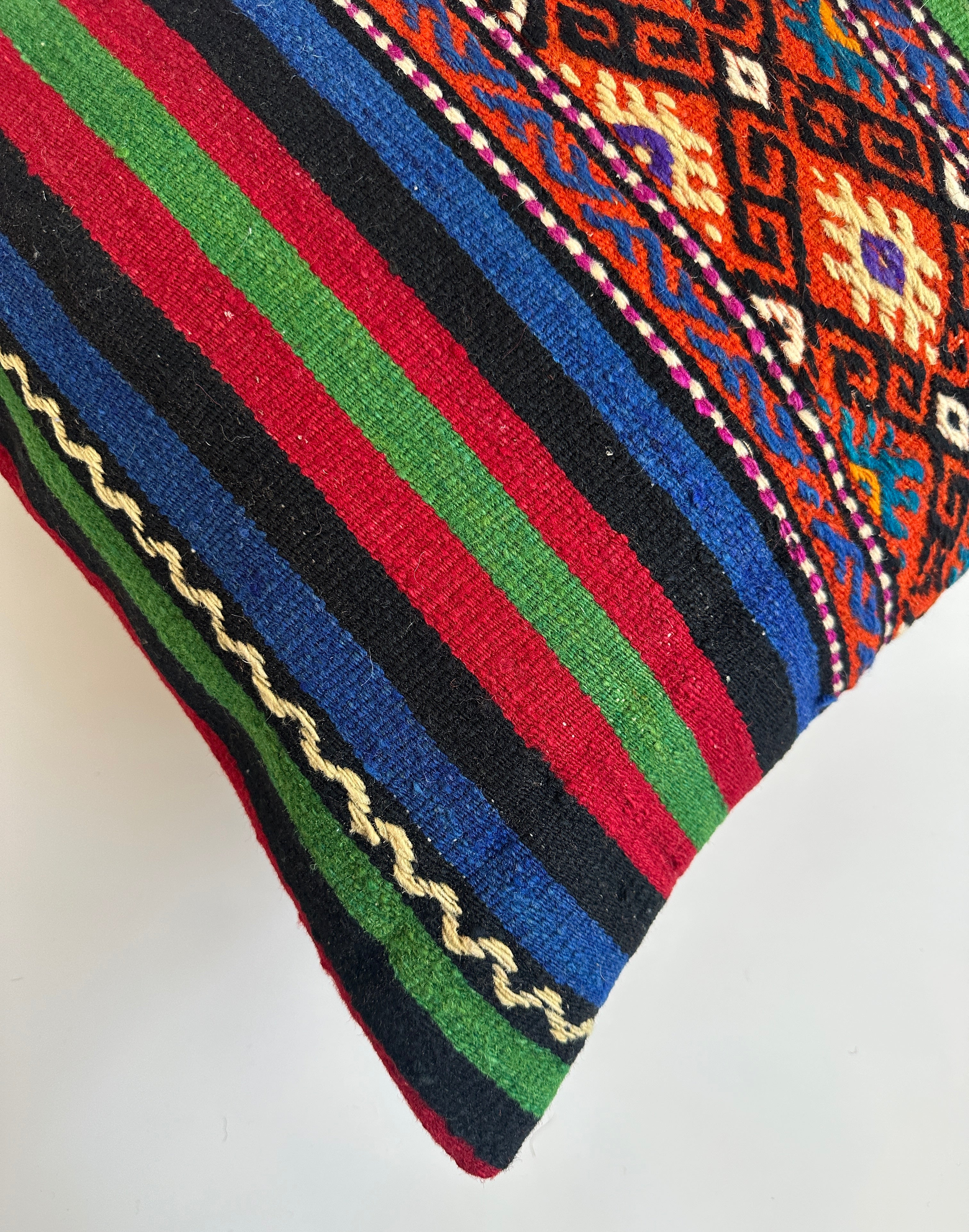 Multicolour Turkish Cushion Cover 24''x24'' / 60x60 CM