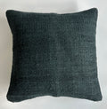 Textured Charcoal Turkish Cushion Cover 24''x24'' / 60x60 CM