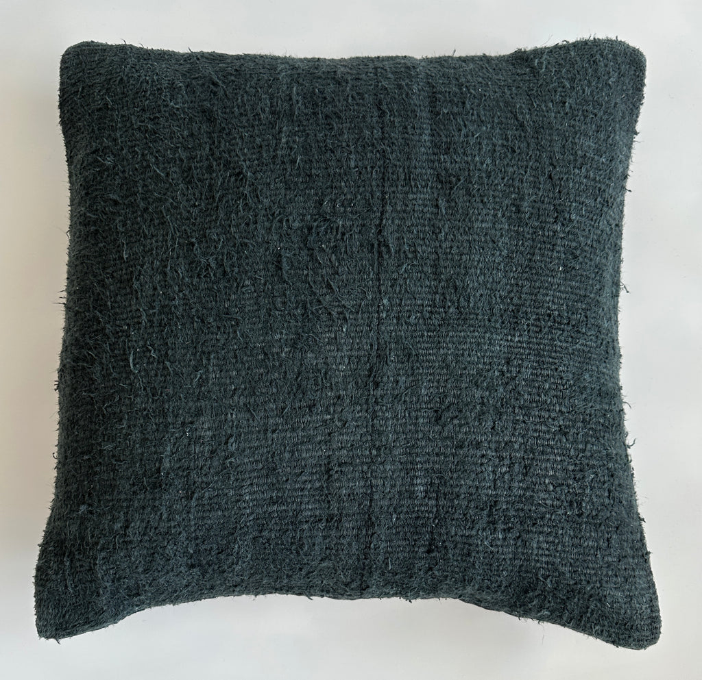 Textured Light Charcoal Turkish Cushion Cover 24''x24'' / 60x60 CM