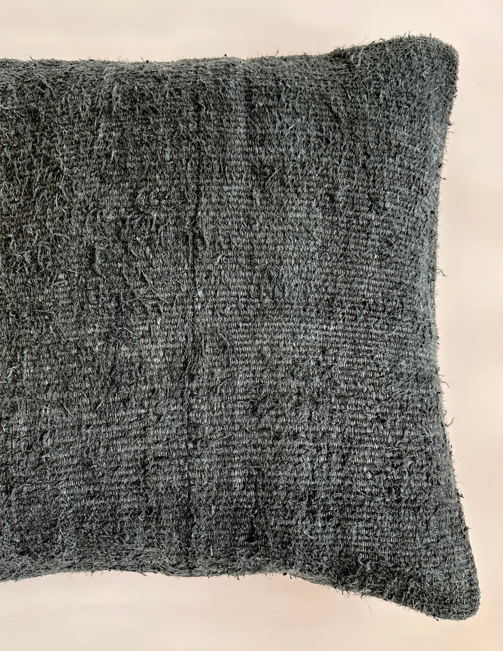 Textured Light Charcoal Turkish Cushion Cover 24''x24'' / 60x60 CM
