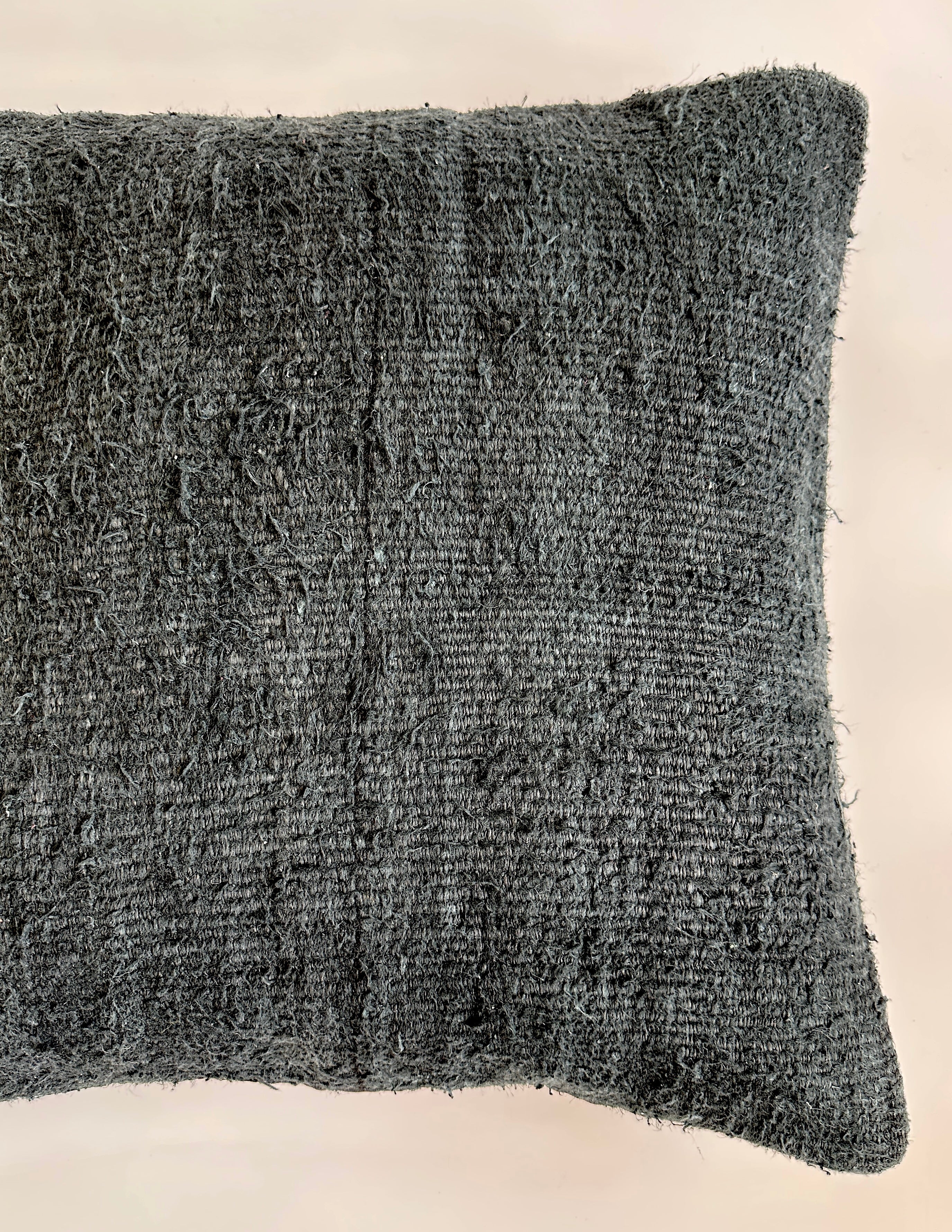 Textured Light Charcoal Turkish Cushion Cover 24''x24'' / 60x60 CM