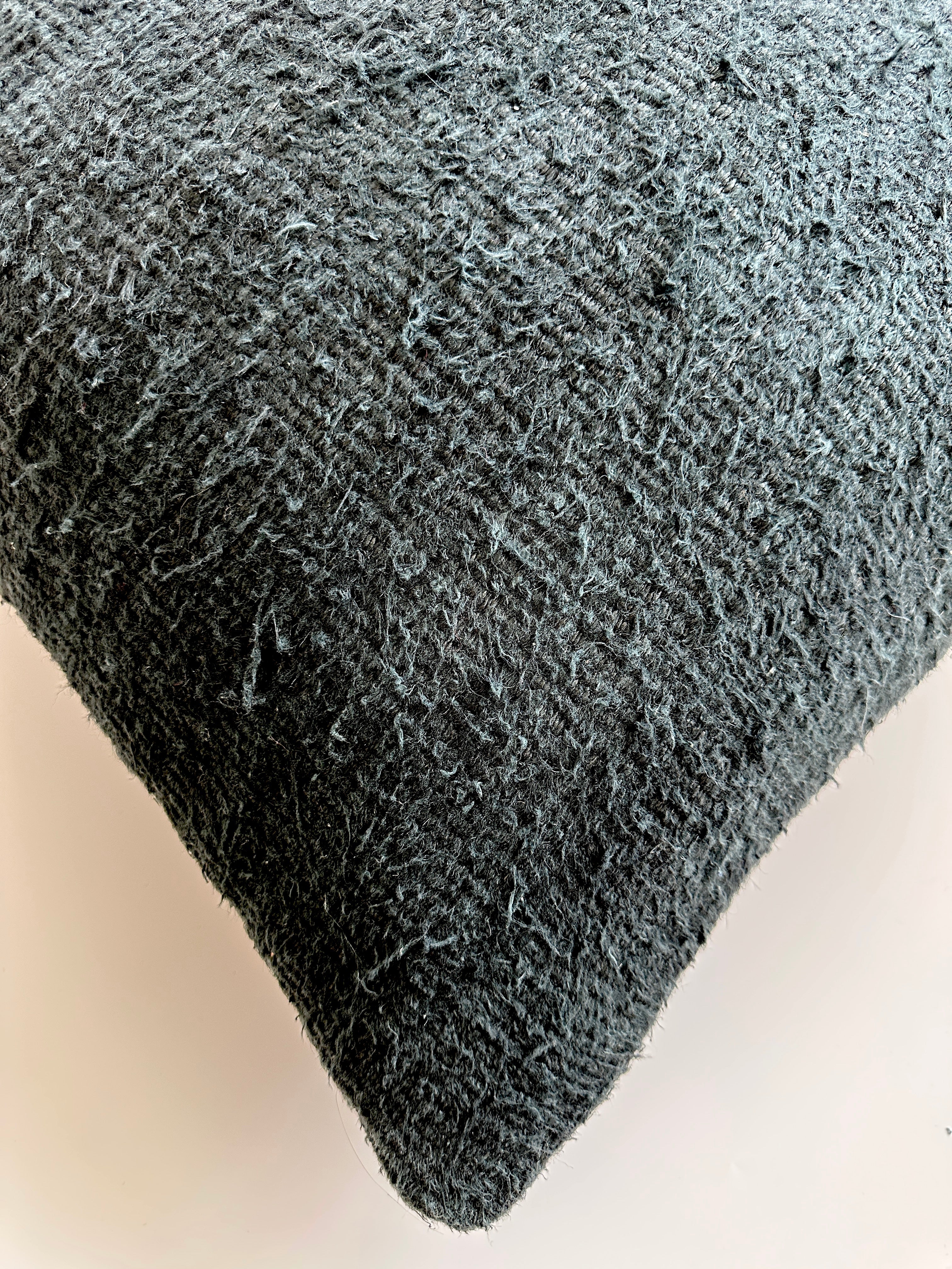 Textured Light Charcoal Turkish Cushion Cover 24''x24'' / 60x60 CM