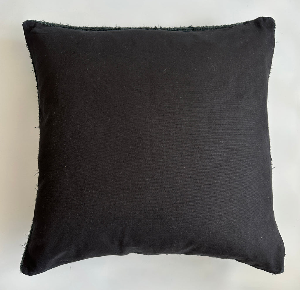 Textured Light Charcoal Turkish Cushion Cover 24''x24'' / 60x60 CM