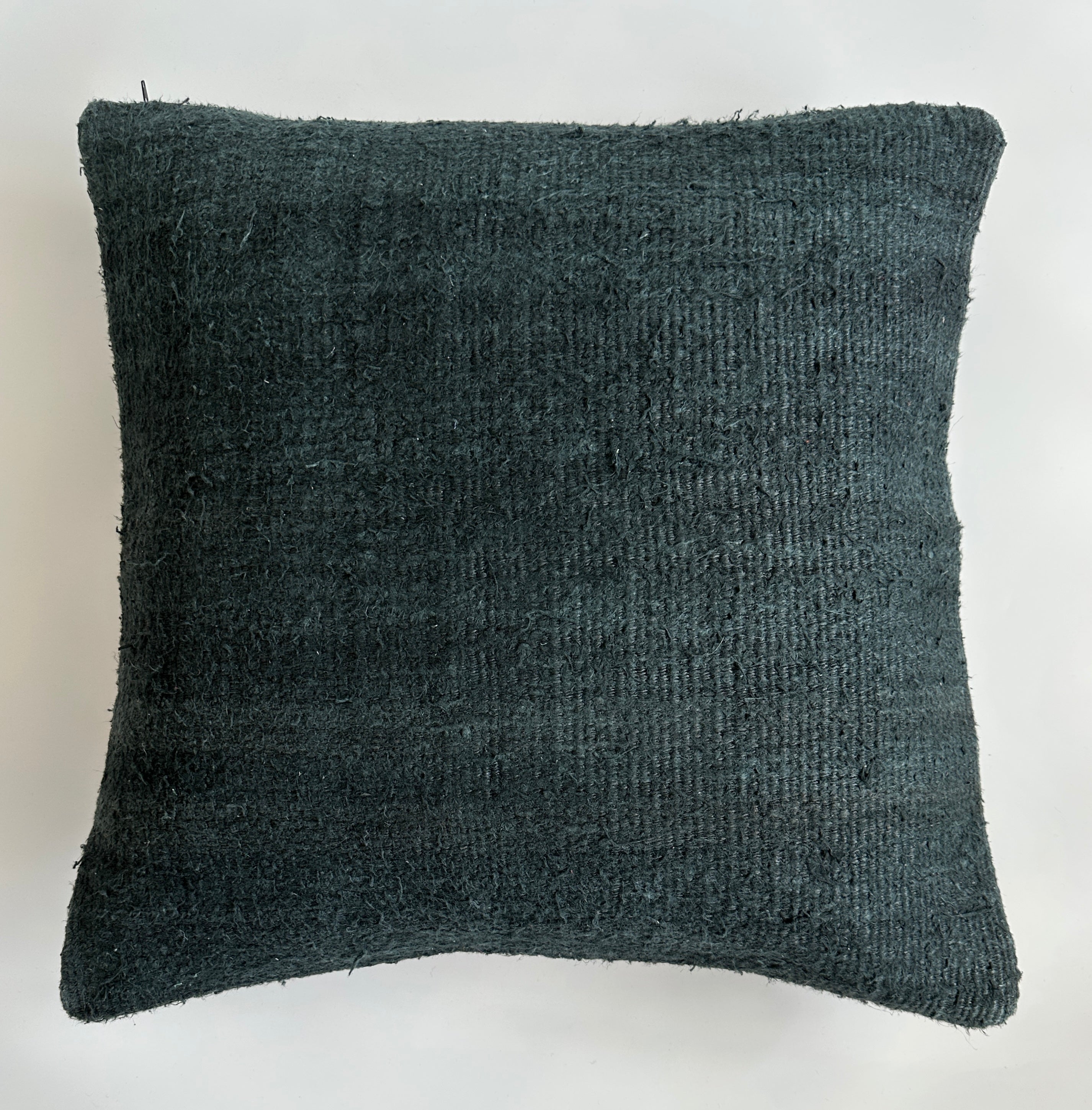 Textured Light Charcoal Turkish Cushion Cover 24''x24'' / 60x60 CM