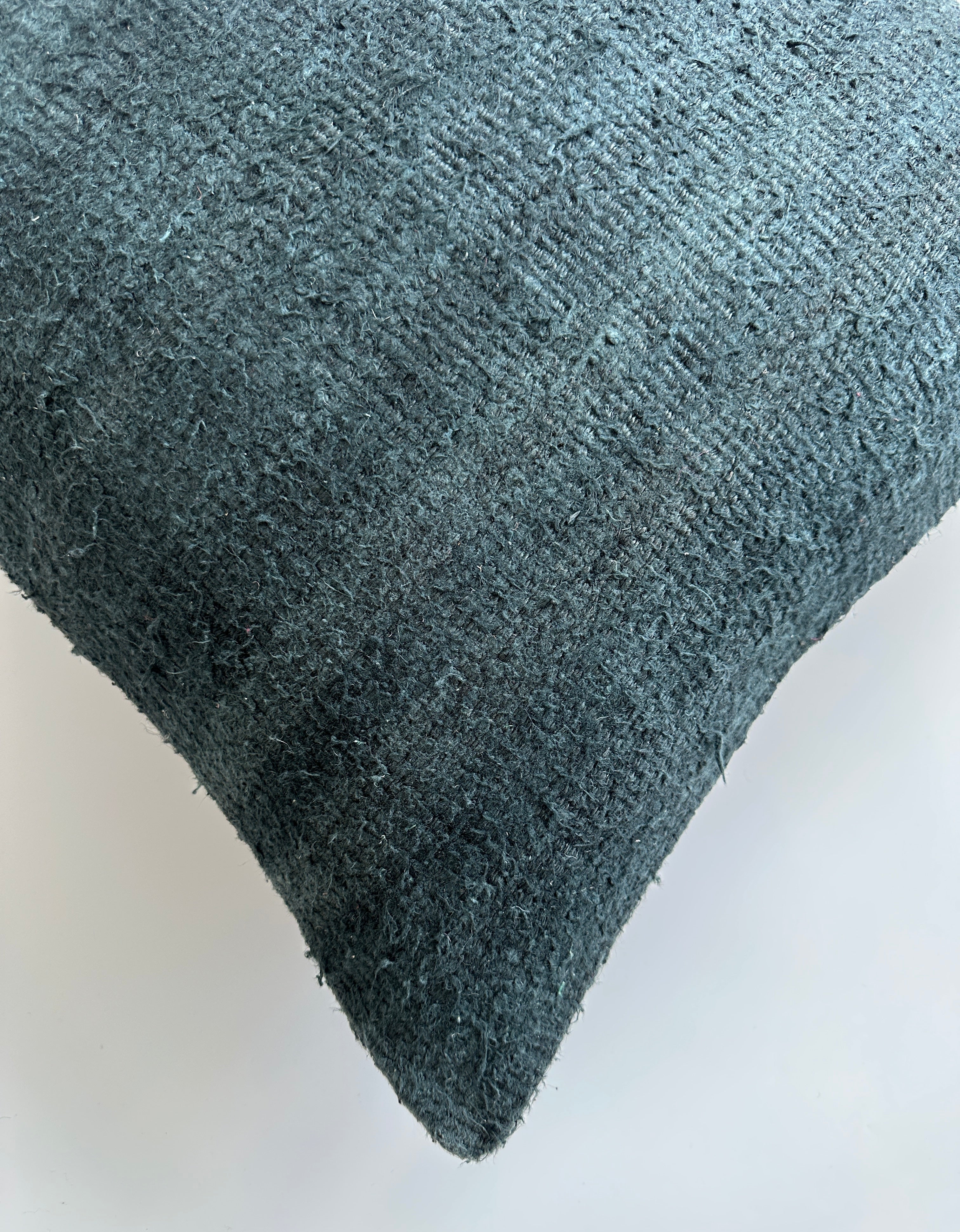 Textured Light Charcoal Turkish Cushion Cover 24''x24'' / 60x60 CM