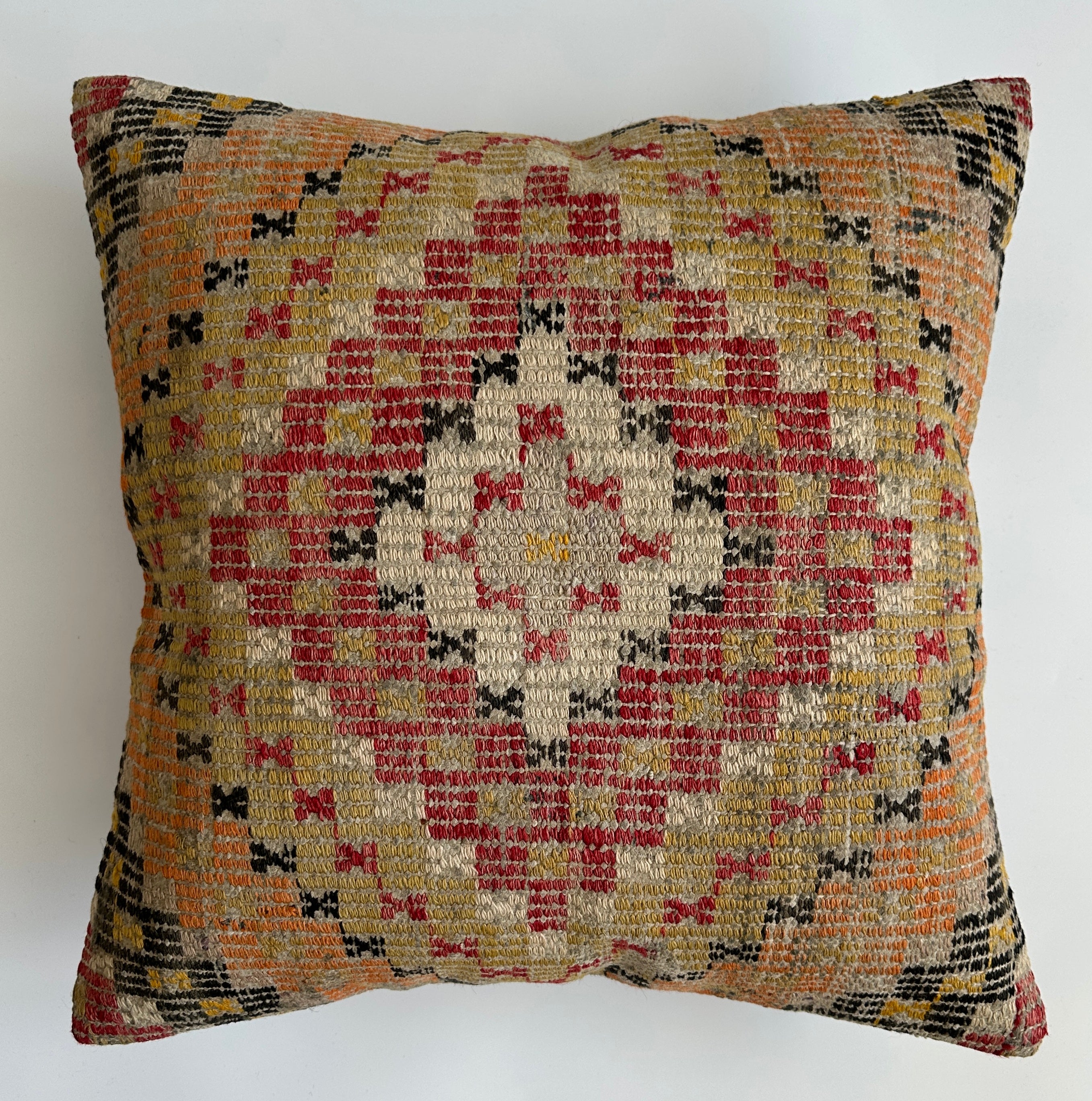 Handmade Multicolour Turkish Cushion Cover 20''x20'' / 50x50 CM
